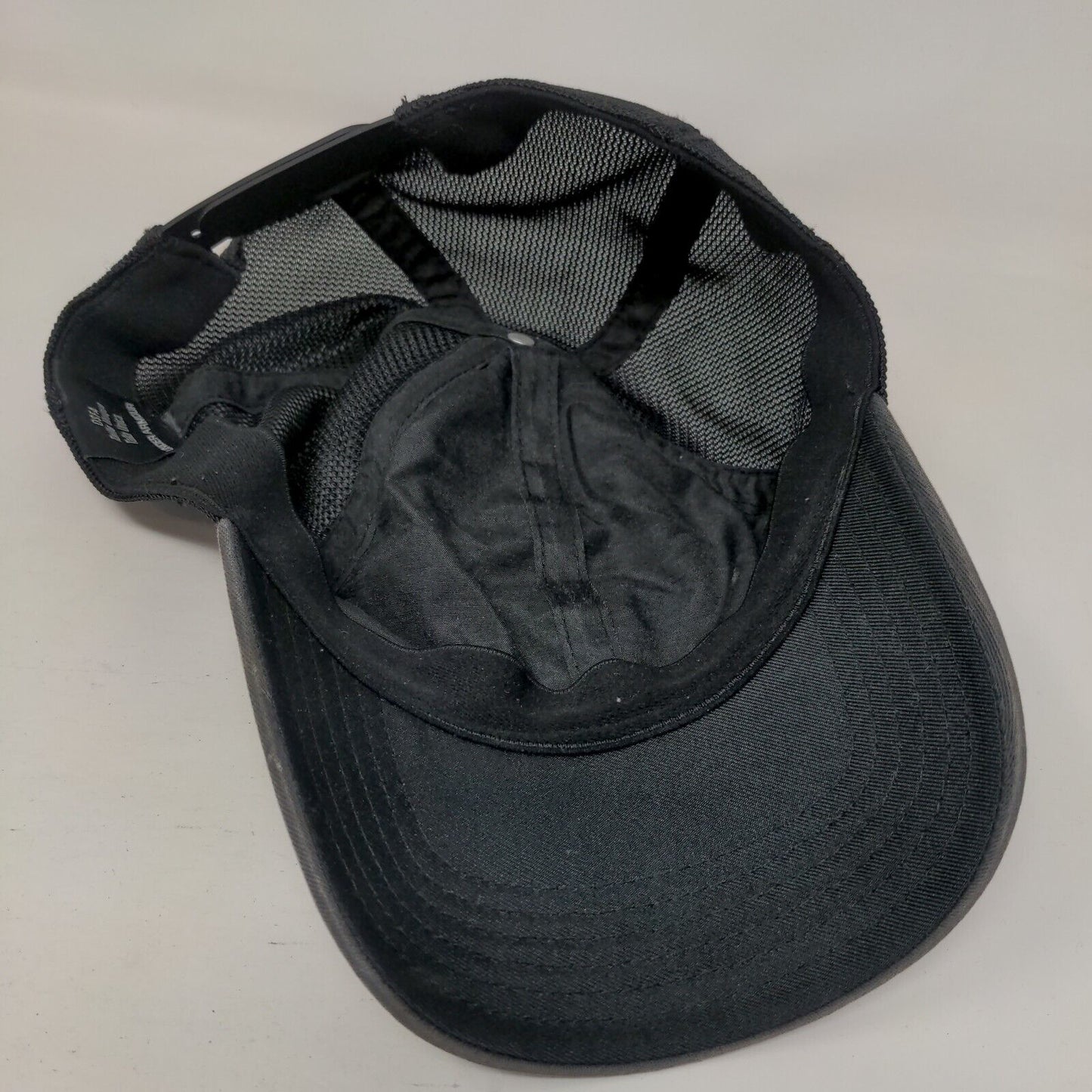 Under Armour Snapback Mesh Back Trucker Hat Black OSFA Embroidered