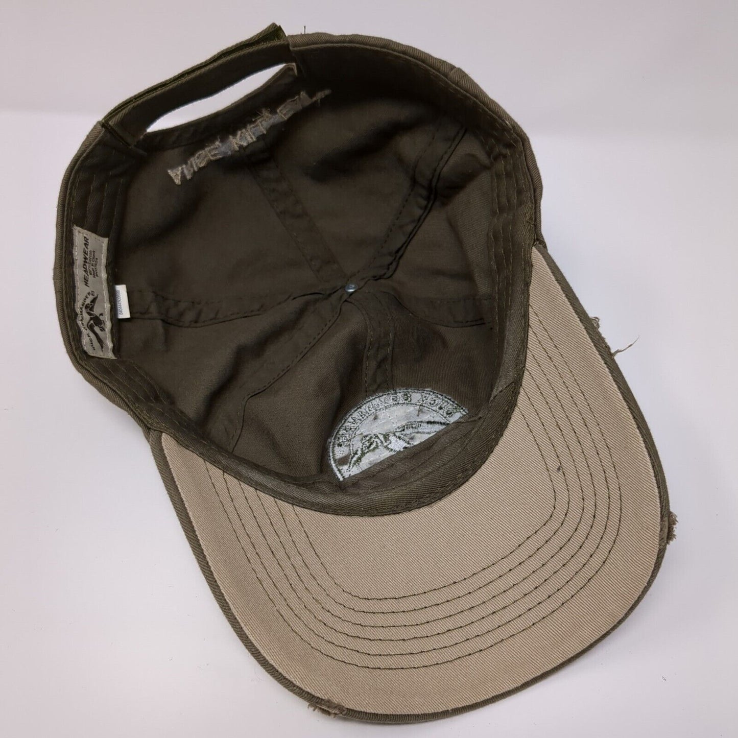 Duck Commander Strapback Hat Brown OSFA Embroidered Arise Kill Eat