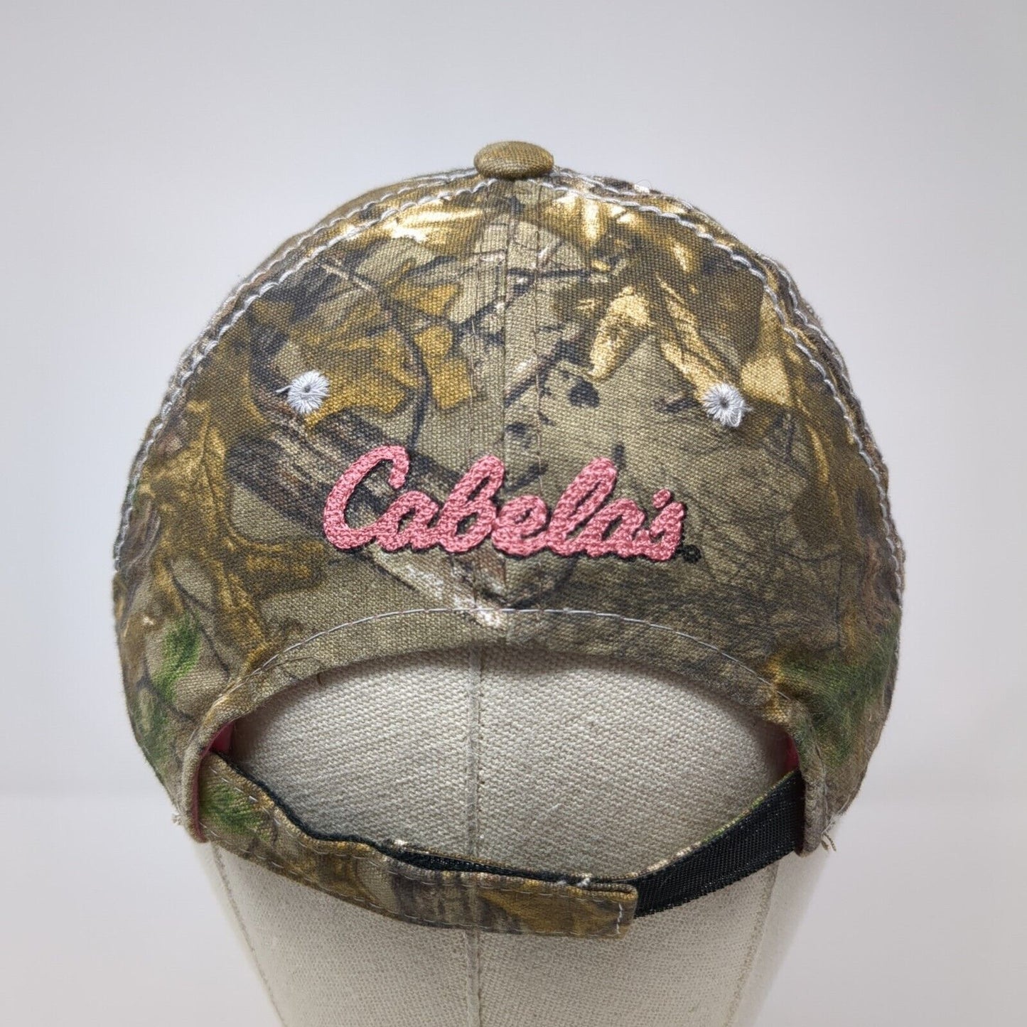 Cabela's Hunter Strapback Hat Camo Youth One Size Realtree Embroidered