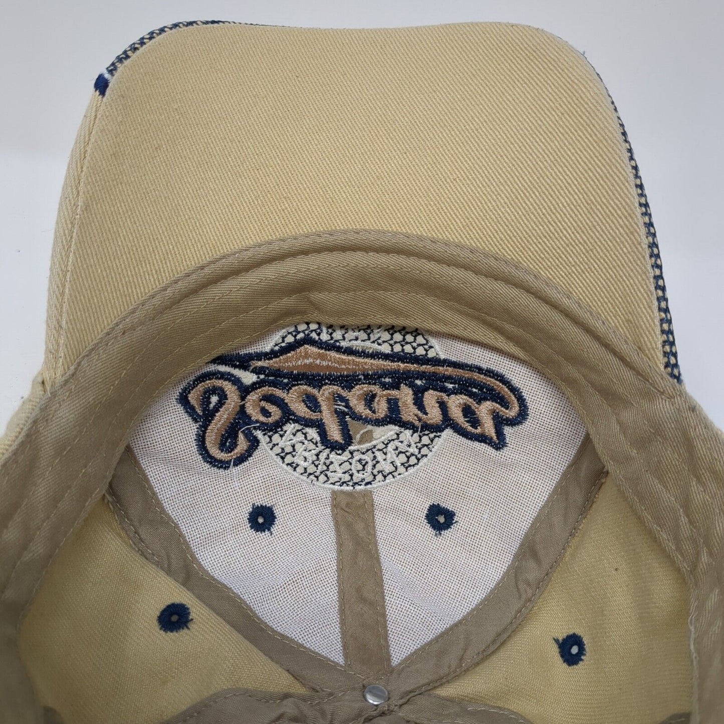 Arizona Sedona USA Strapback Hat Tan One Size Adjustable Embroidered 6 Panel