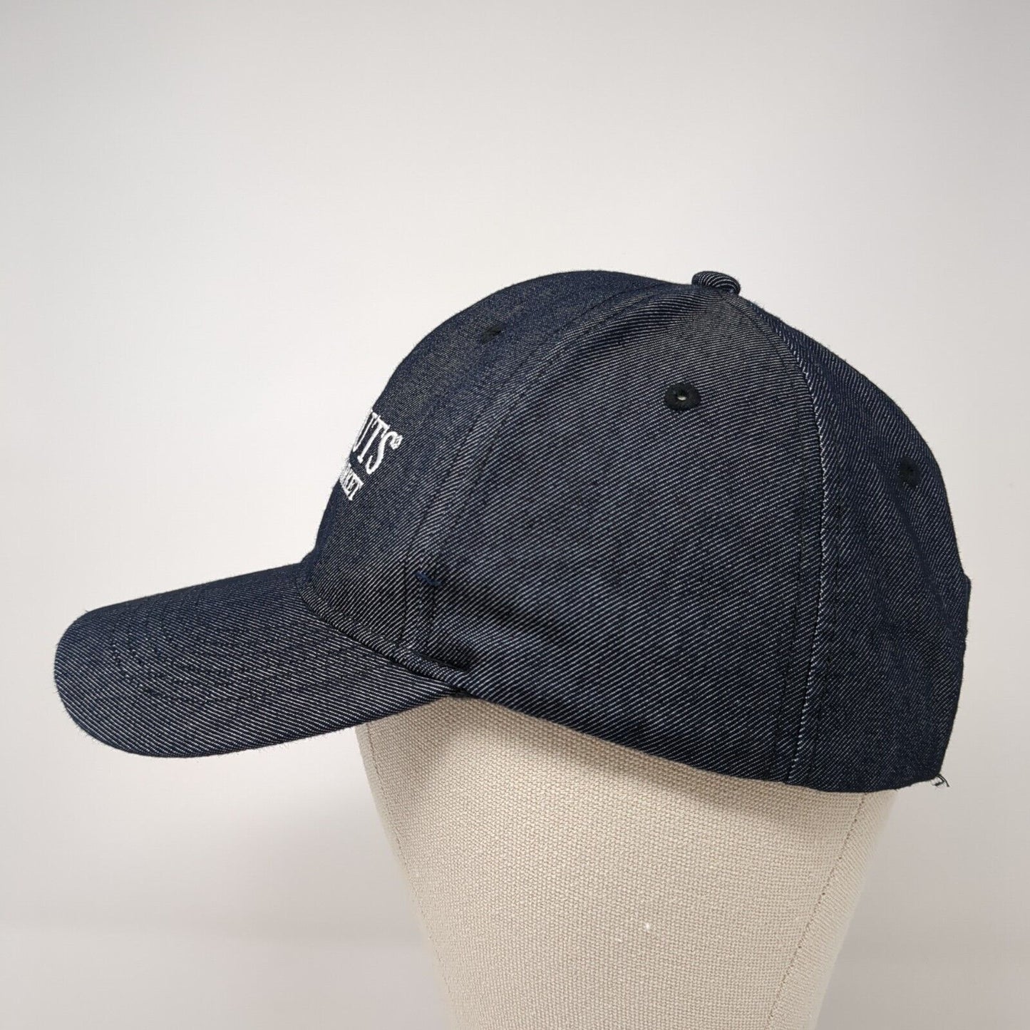 Sprouts Farmers Market Strapback Baseball Cap Blue OS Adjustable Embroidered