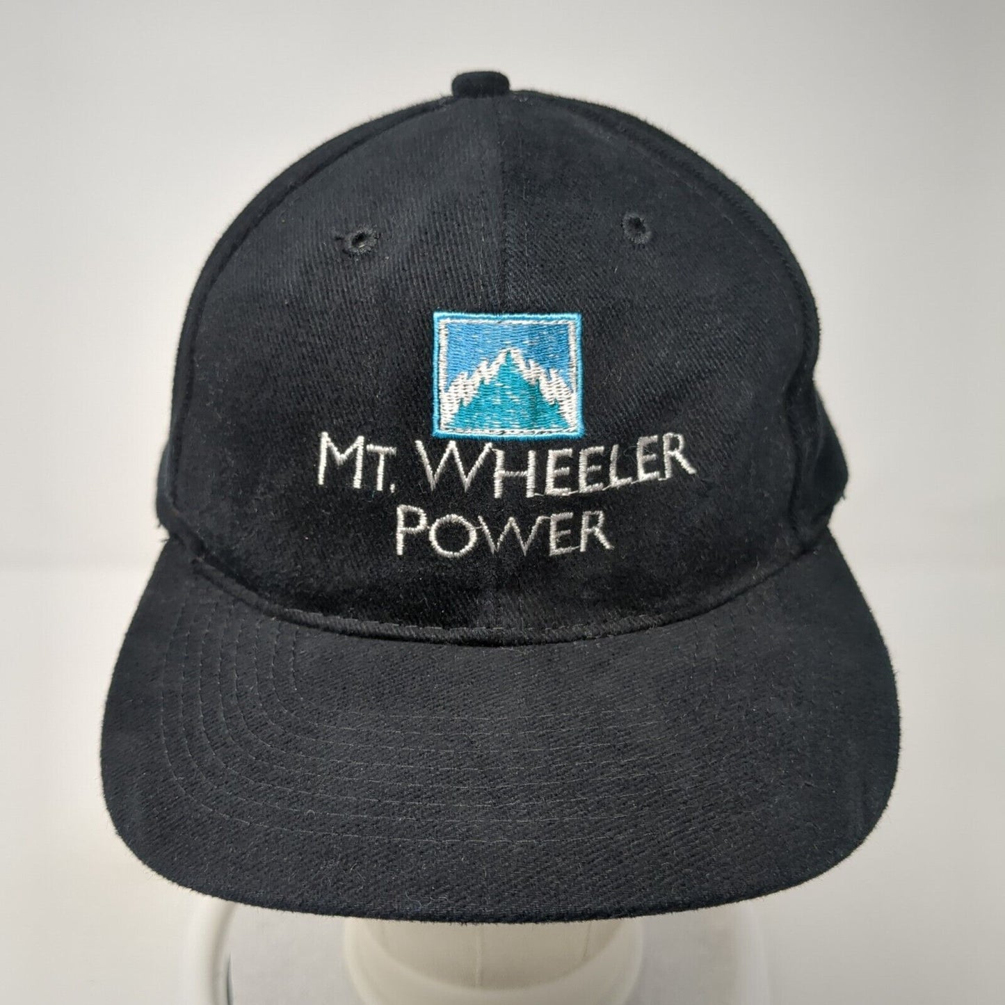 Mt. Wheeler Power Slideback Hat Black One Size Adjustable Embroidered Otto