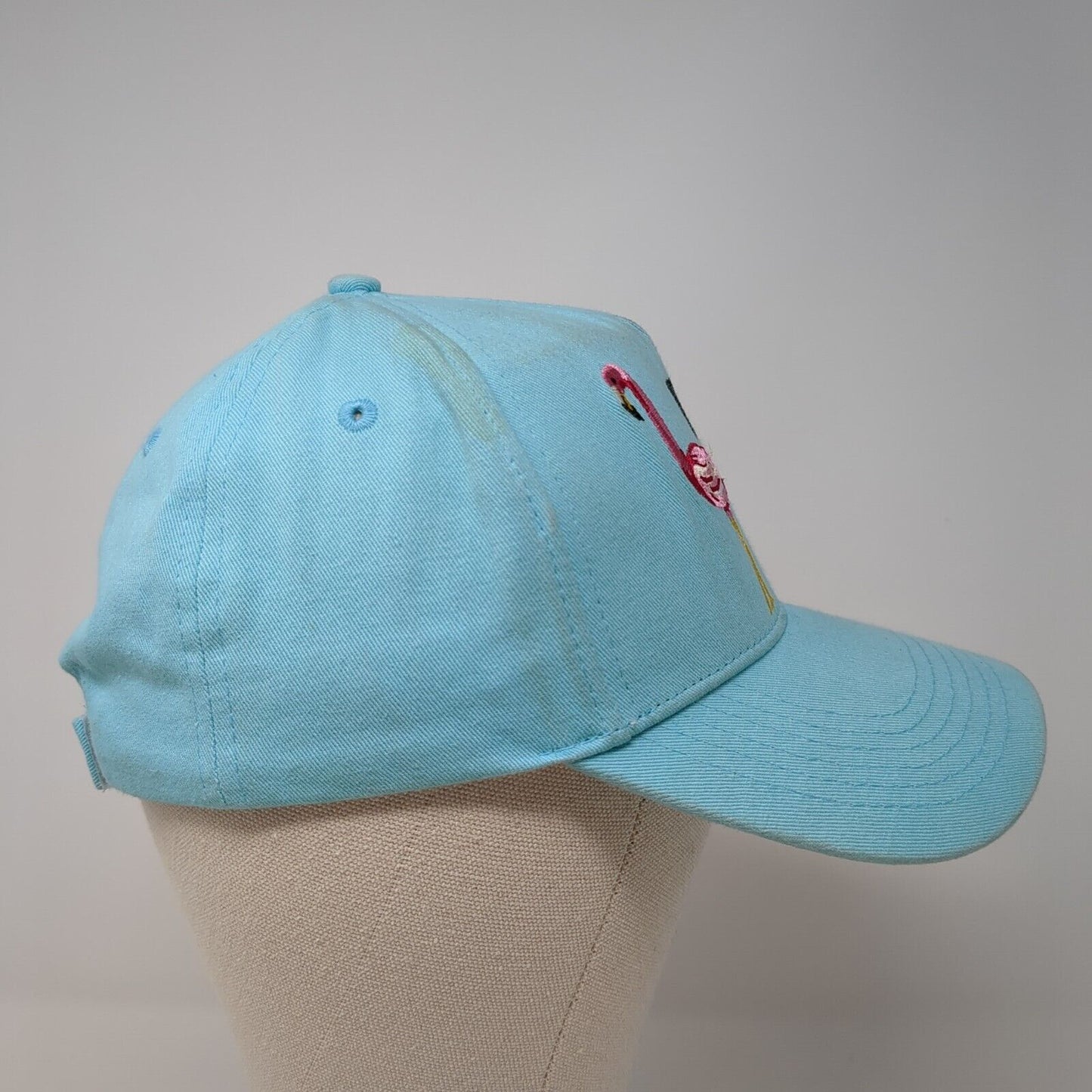 Flock Yeah Women's Strapback Hat Blue One Size Adjustable Embroidered