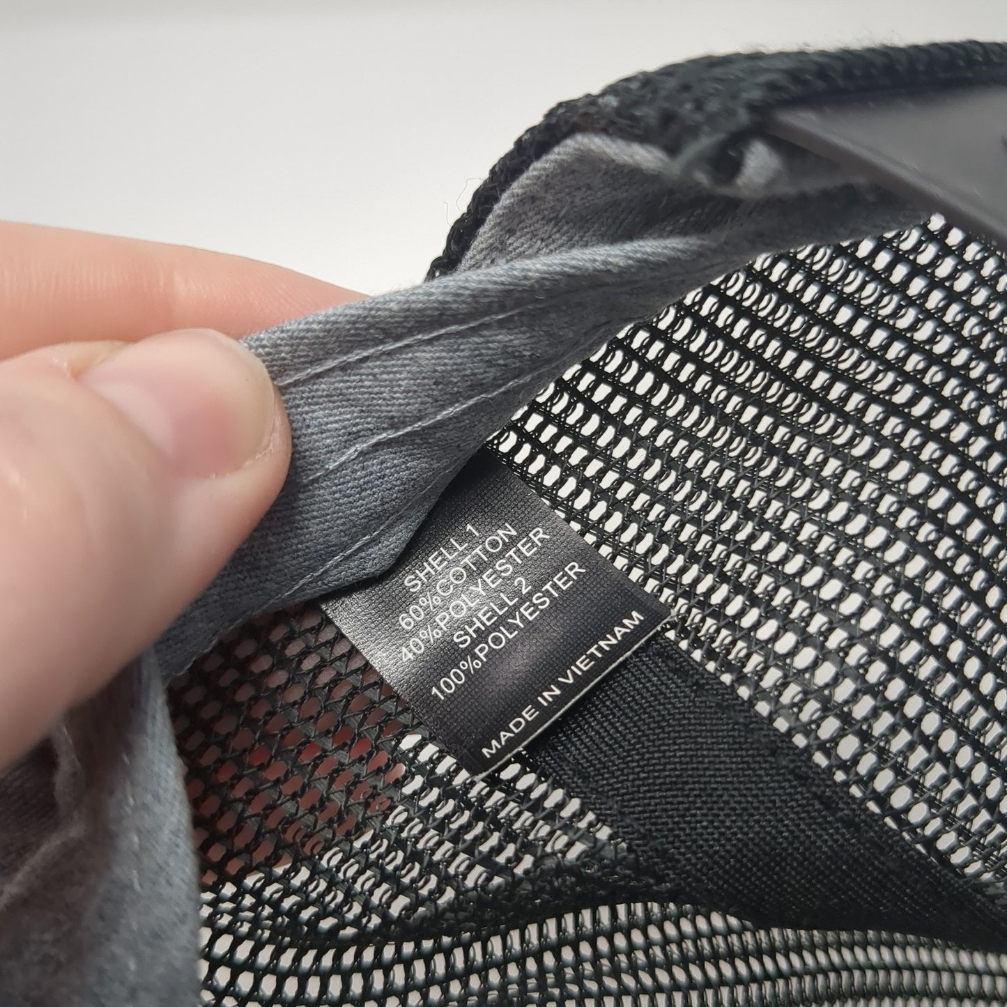 Border States Snapback Trucker Hat Gray One Size Mesh Back Richardson