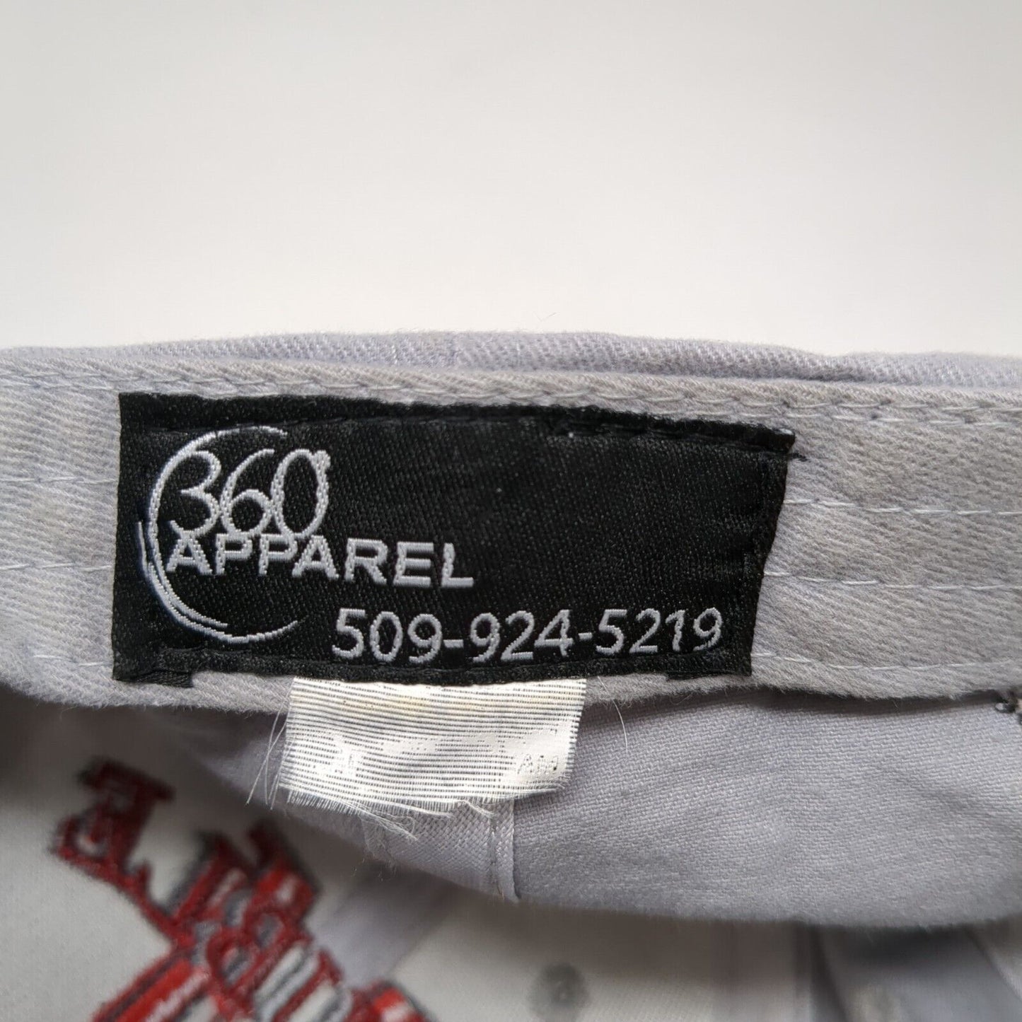 Double M AG & Irrigation Strapback Hat Gray OSFA Embroidered 6 Panel