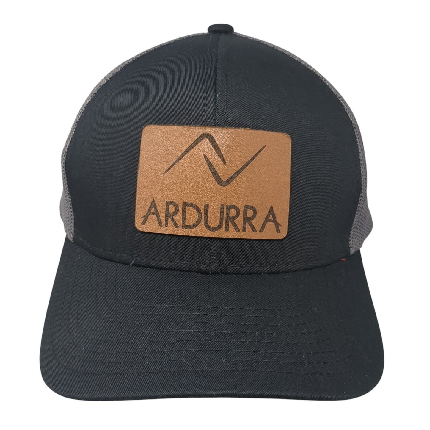 Ardurra Patch Snapback Trucker Hat Black One Size Mesh Back Adjustable