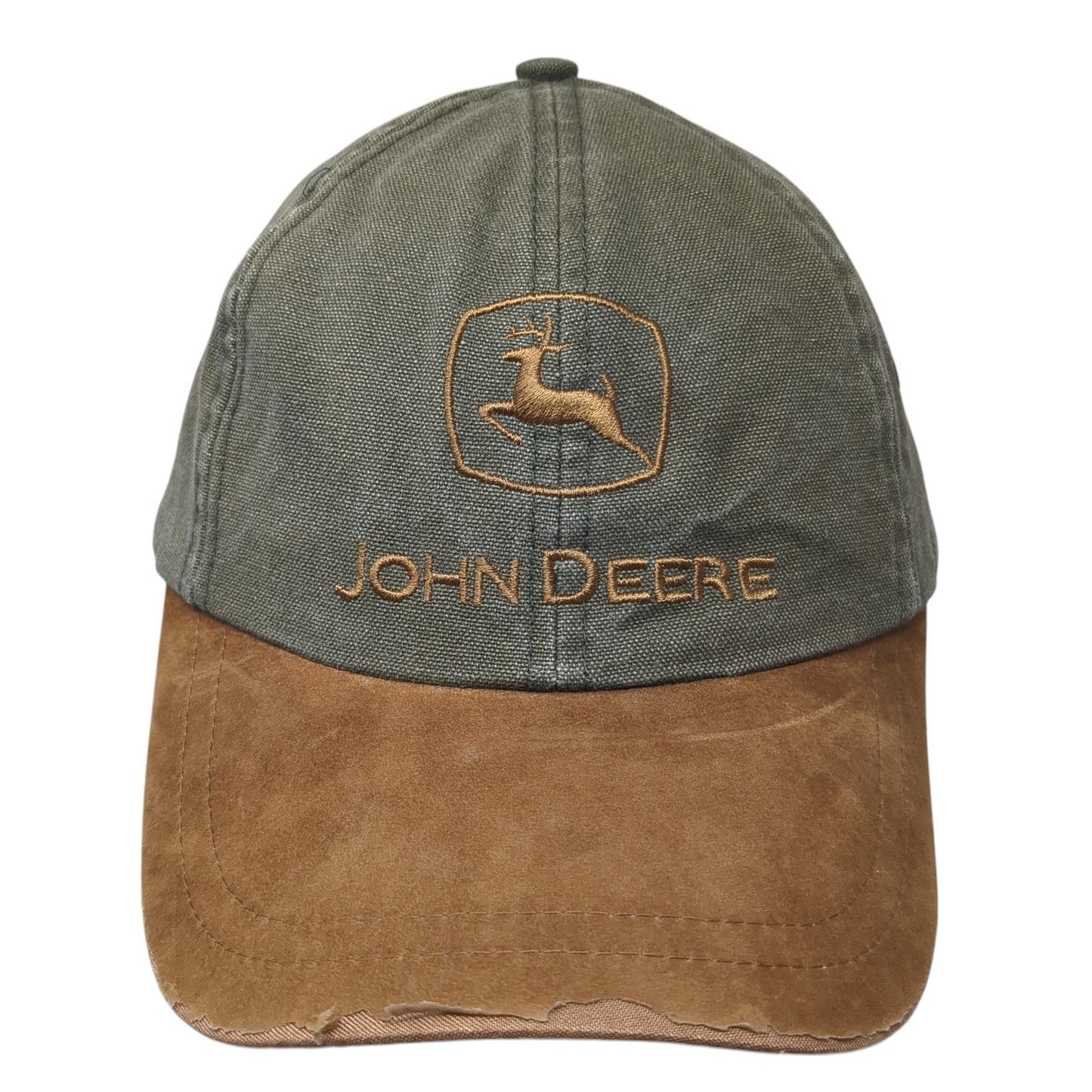 John Deere Slideback Hat Multi One Size Embroidered Logo Colorblock