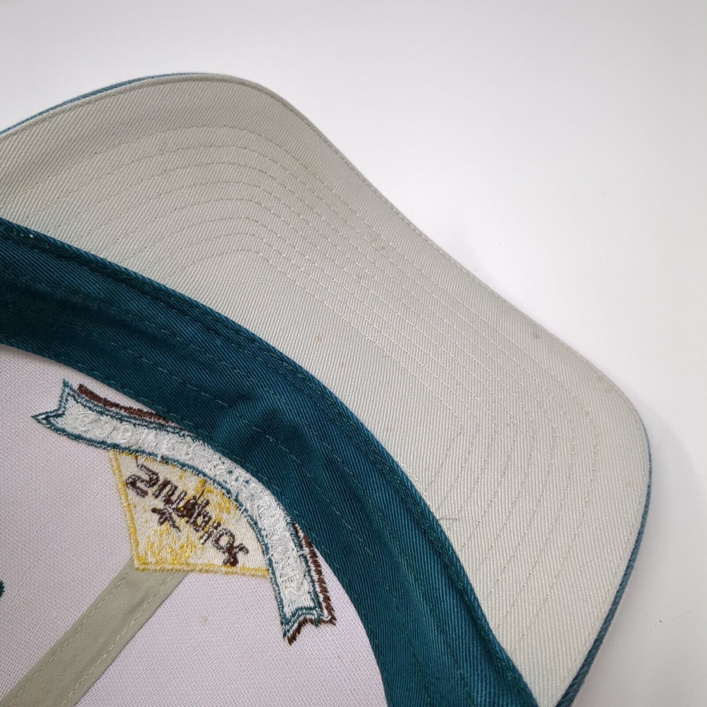 Simplot Grower Solutions Slideback Hat Tan One Size Embroidered 6 Panel