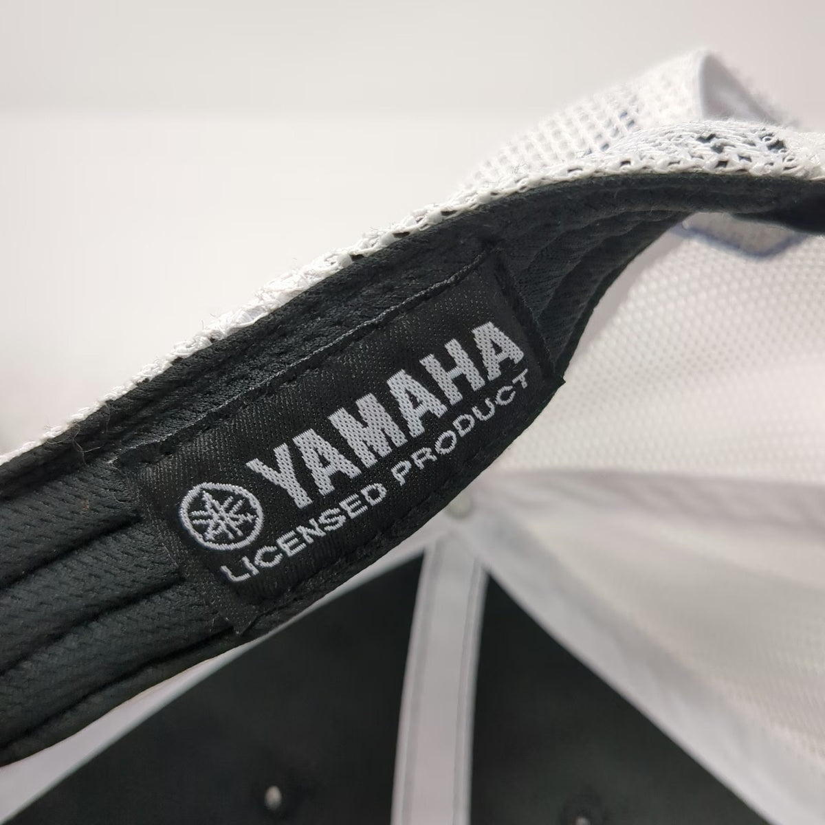 Yamaha Baseball Cap Black One Size Racing Patch Mesh Back Strapback Motors Hat