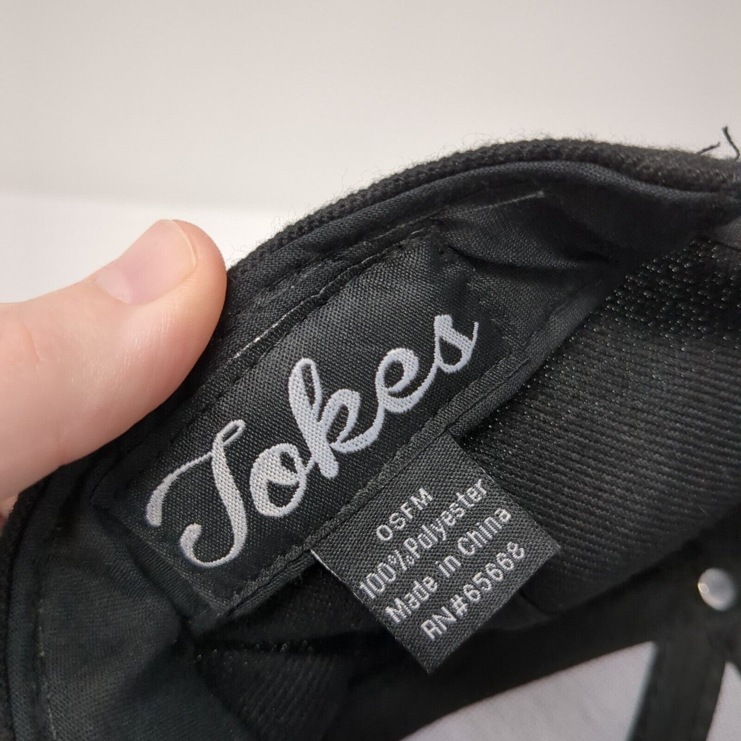 Marked by Faith Snapback Hat Black One Size Adjustable Embroidered 6 Panel Jokes