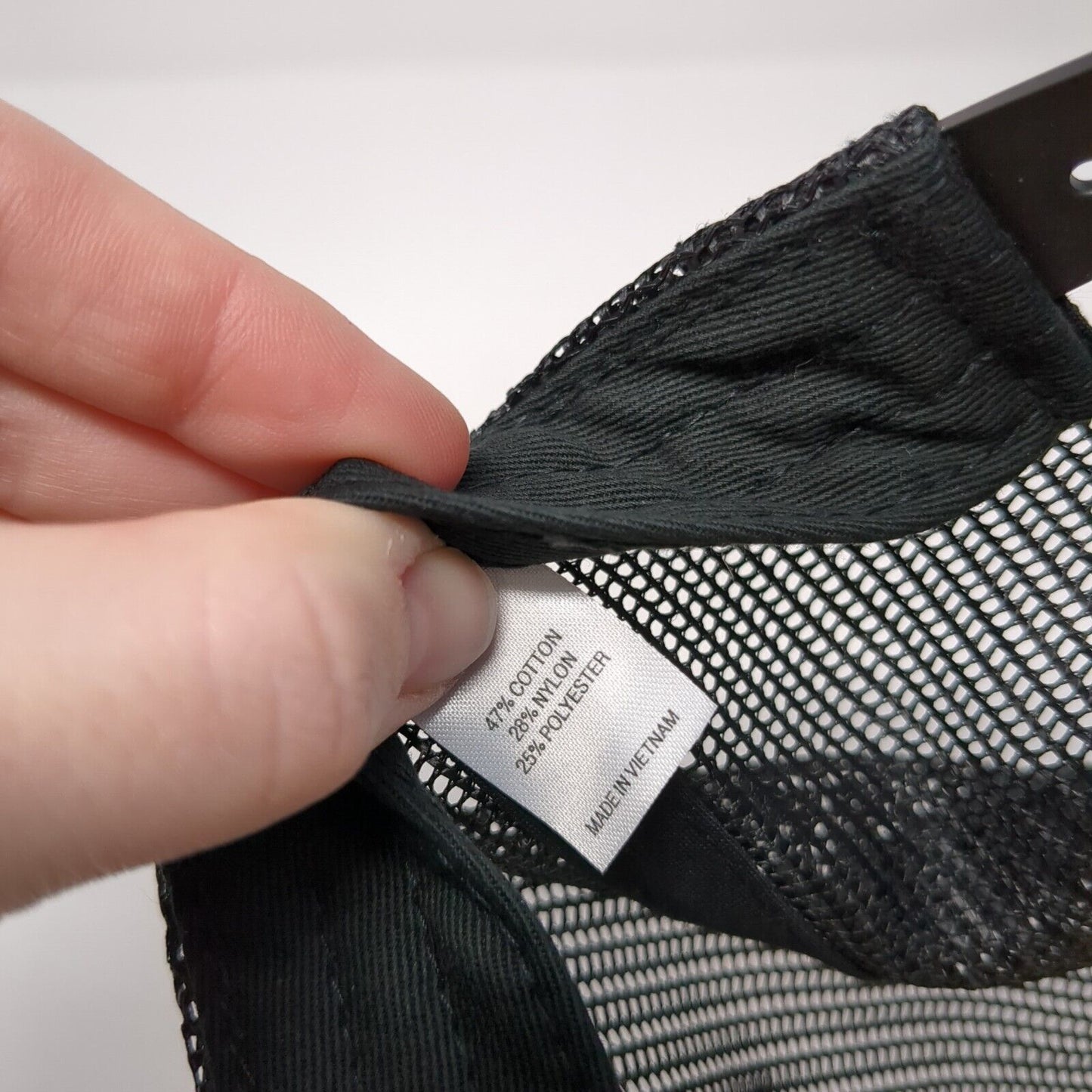 Richardson Snapback Rope Trucker Hat Black One Size Colorblock Blank