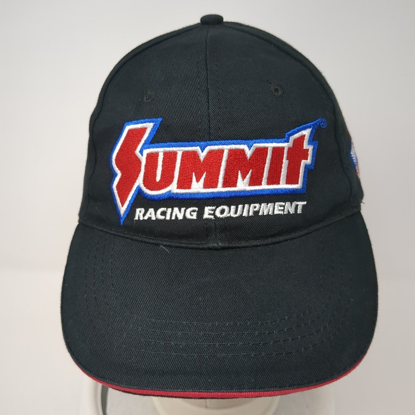 Summit Racing Equipment Strapback Hat Black One Size Adjustable Outdoor