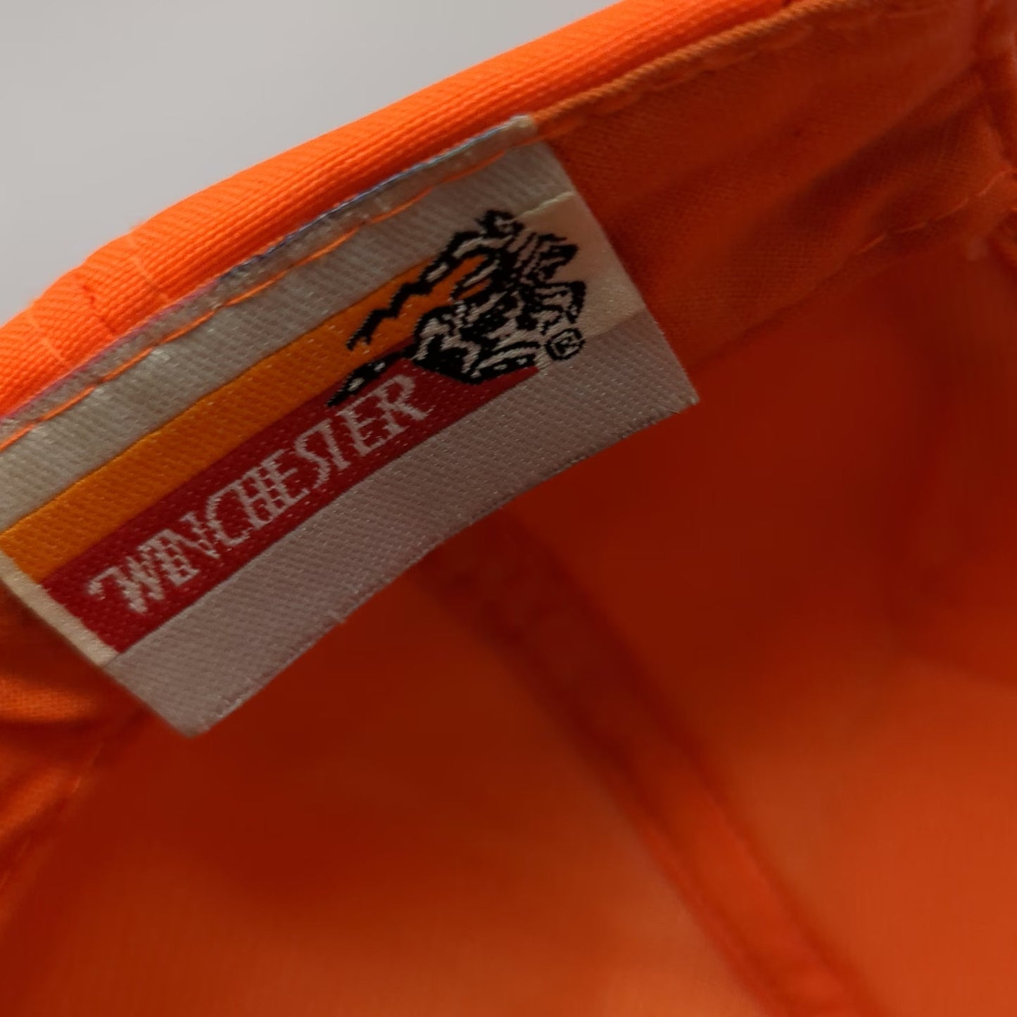 Winchester 5 Panel Orange One Size Hunting Safety Blaze Blank Hat Slideback