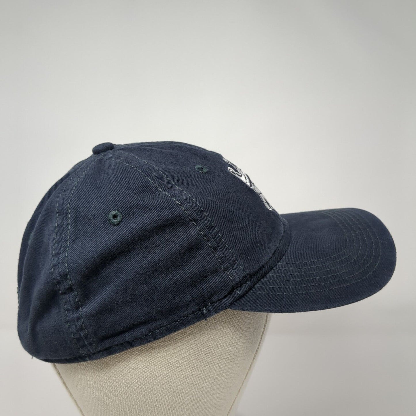Sportsman Slideback Hat Blue One Size Adjustable Embroidered 6 Panel