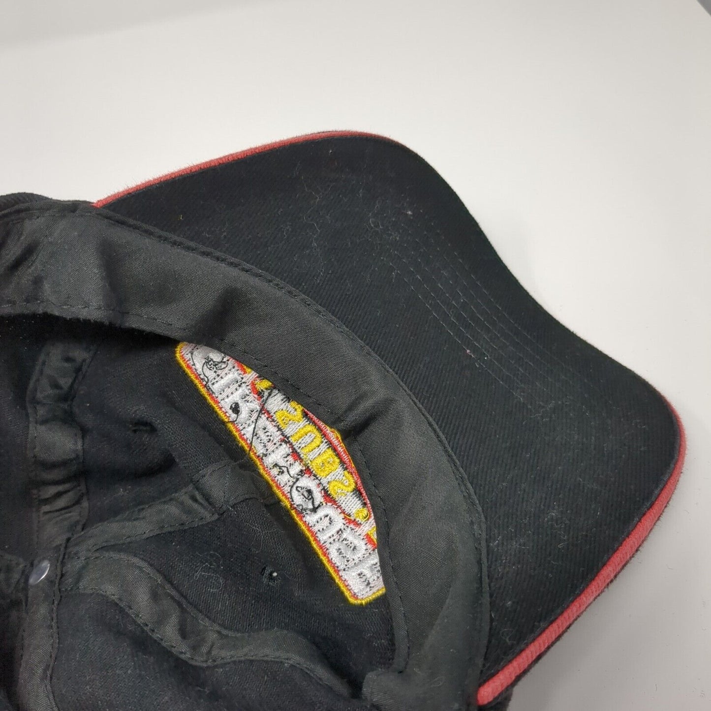 Firehouse Subs Founded by Firemen Slideback Hat Black OS Adjustable Embroidered