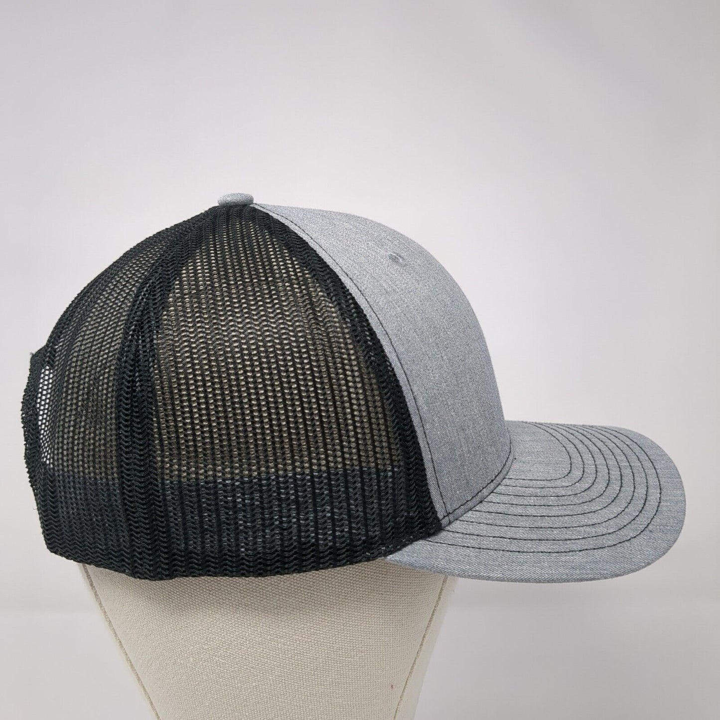 Golf Cart Snapback Trucker Hat Gray One Size Adjustable Mesh Back Richardson