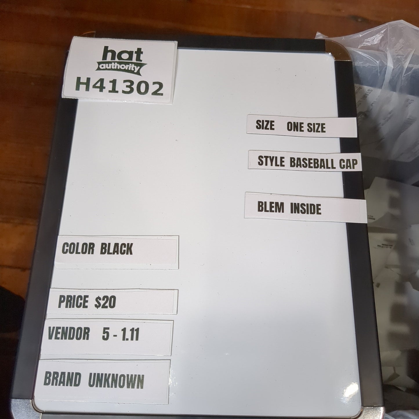 Adidas Slideback Hat Black Embroidered Logo 100% Cotton One Size Adjustable