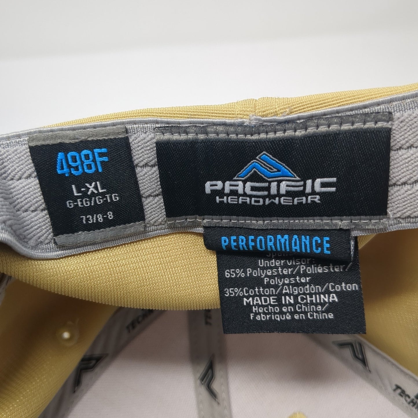 Build Idaho Fathom Realty Fitted Hat Yellow 8 Pacific Headwear Performance