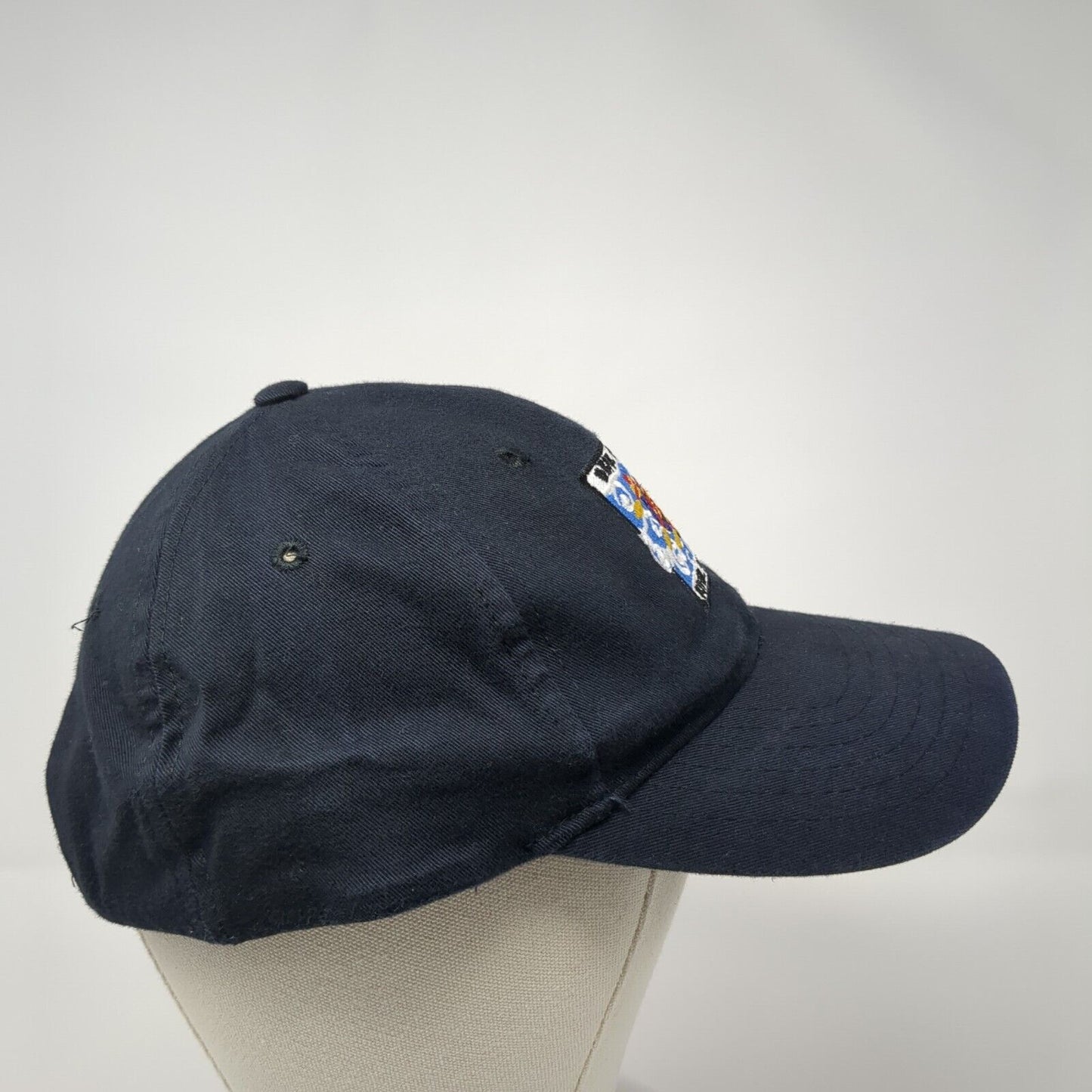 Bear Valley River Company Snapback Hat Blue One Size Adjustable Embroidered