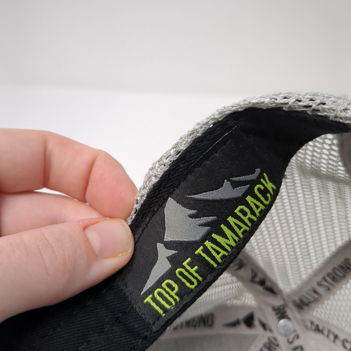 Top of Tamarack Snapback Trucker Hat Black One Size Mesh Back 6 Panel