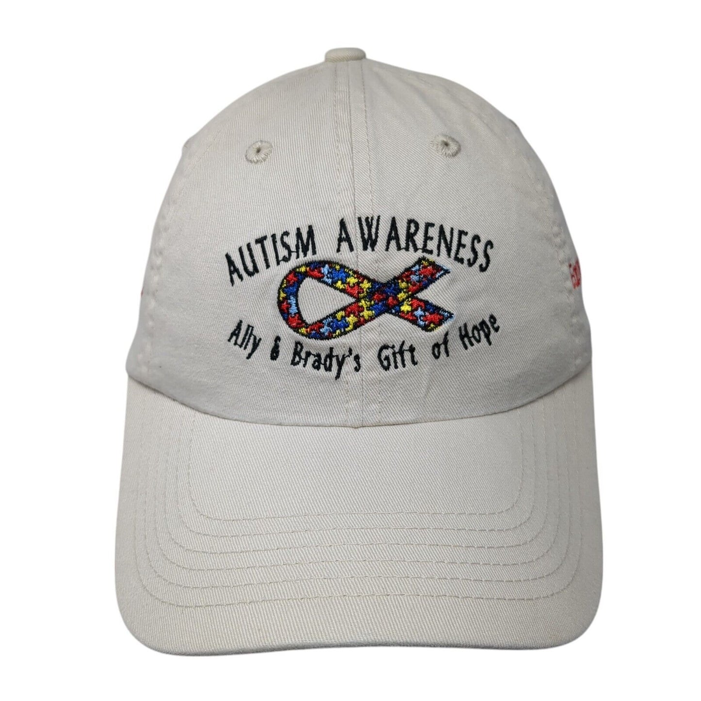 Autism Awareness Ally & Brady's Gift of Hope Slideback Hat Tan OS Port & Company
