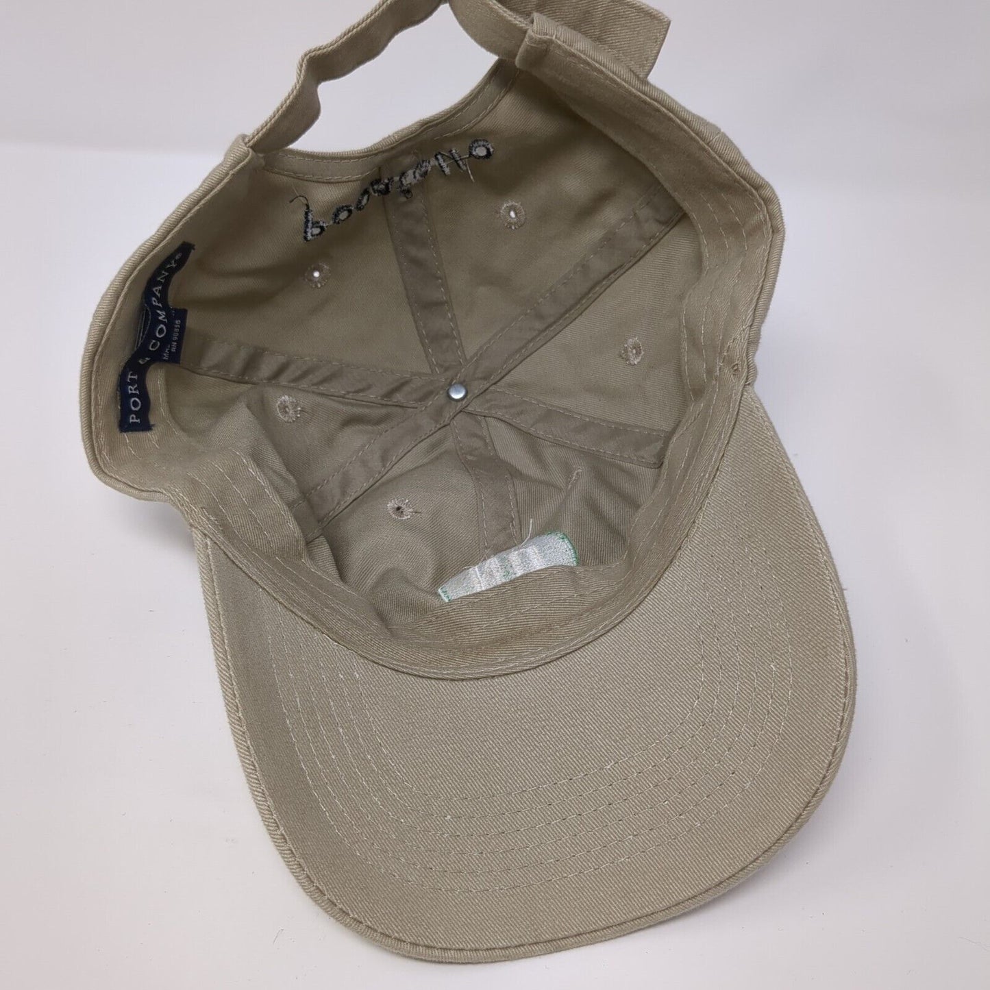 ON Pocatello Slideback Hat Tan One Size Adjustable Embroidered Port & Company