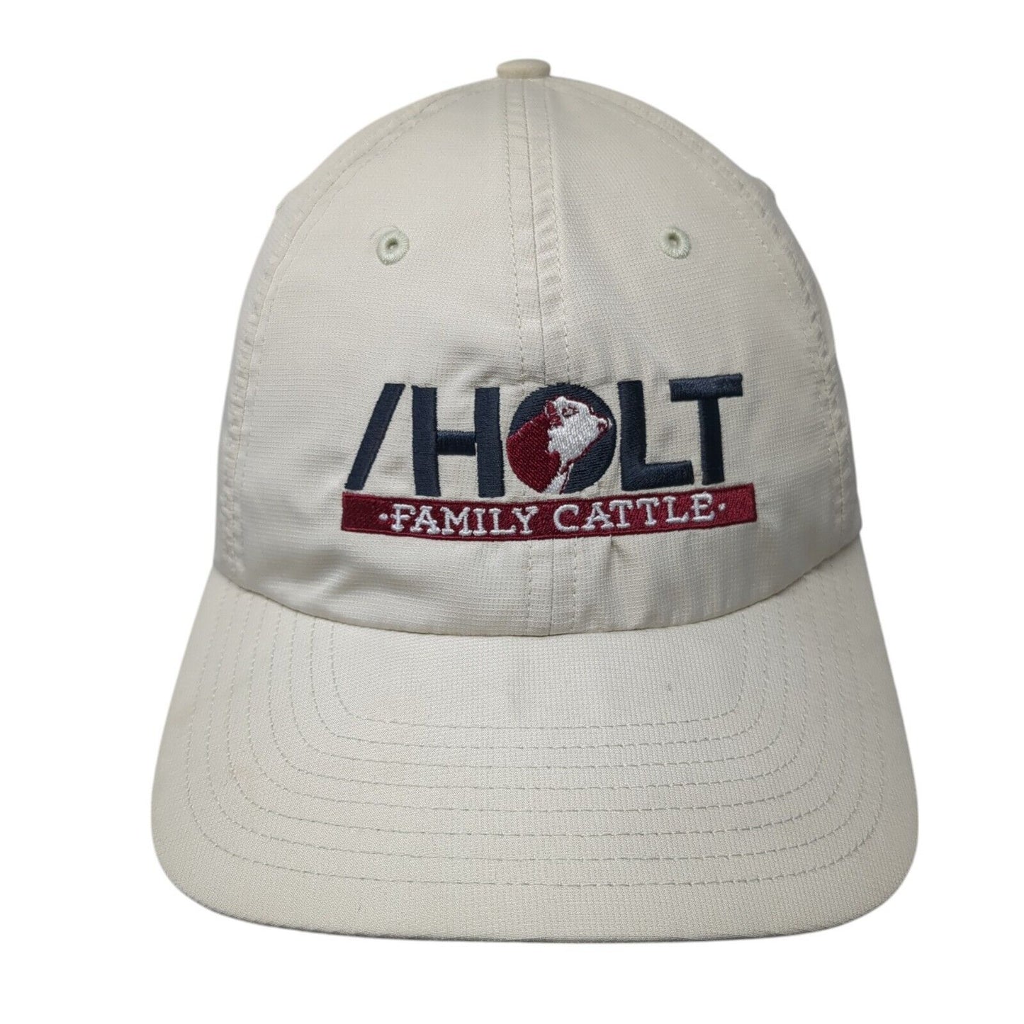 /Holt Family Cattle Strapback Hat Tan One Size Adjustable Embroidered Richardson
