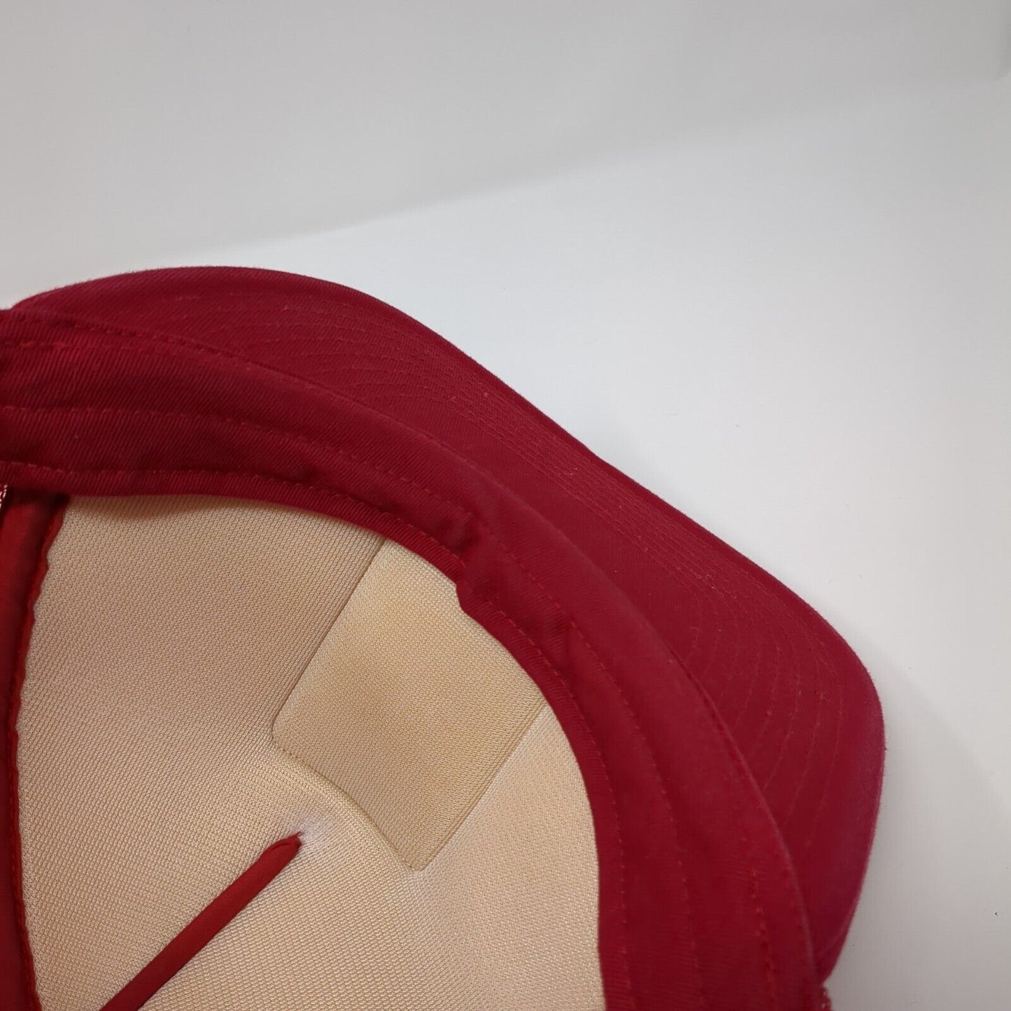 Eagle Snapback Trucker Hat Red One Size Adjustable Mesh Back 6 Panel Hurley