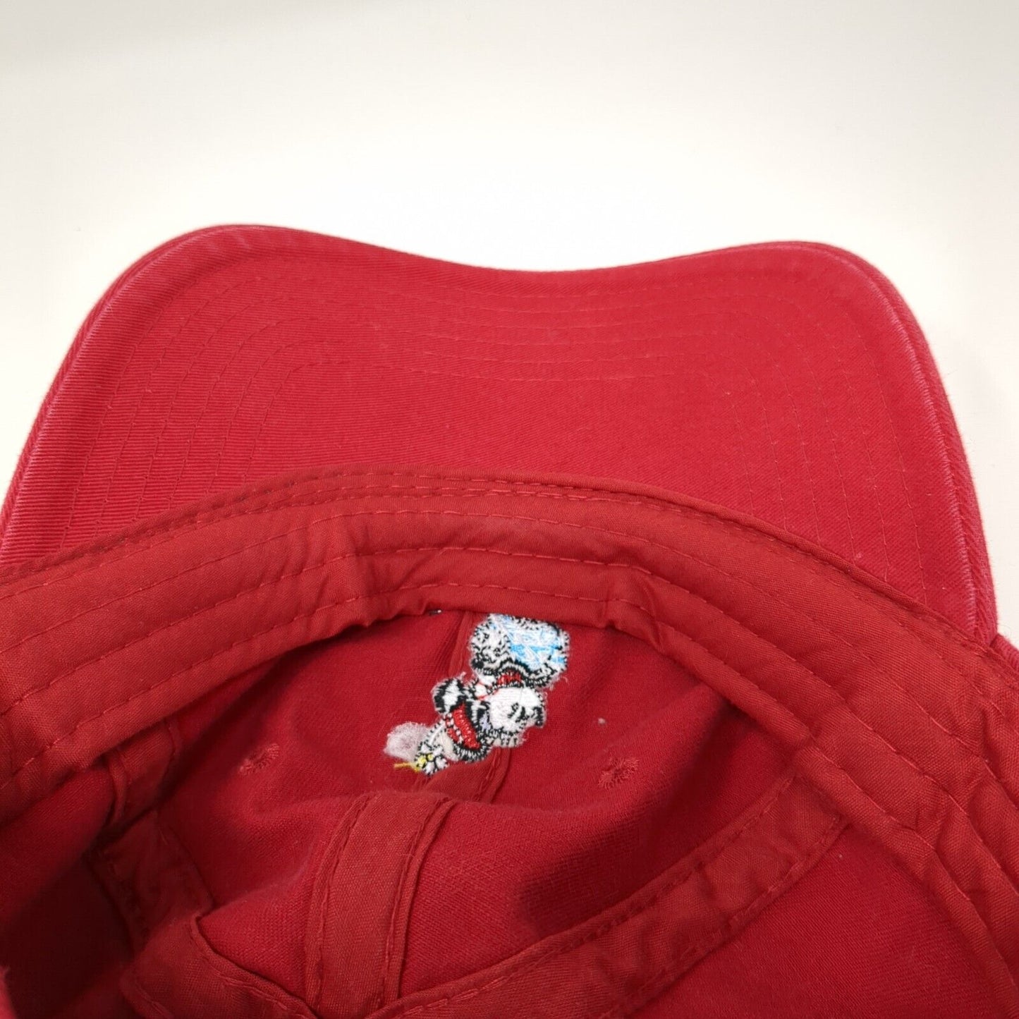 Minnie Mouse Slideback Hat Red One Size Adjustable Embroidered 6 Panel Disney