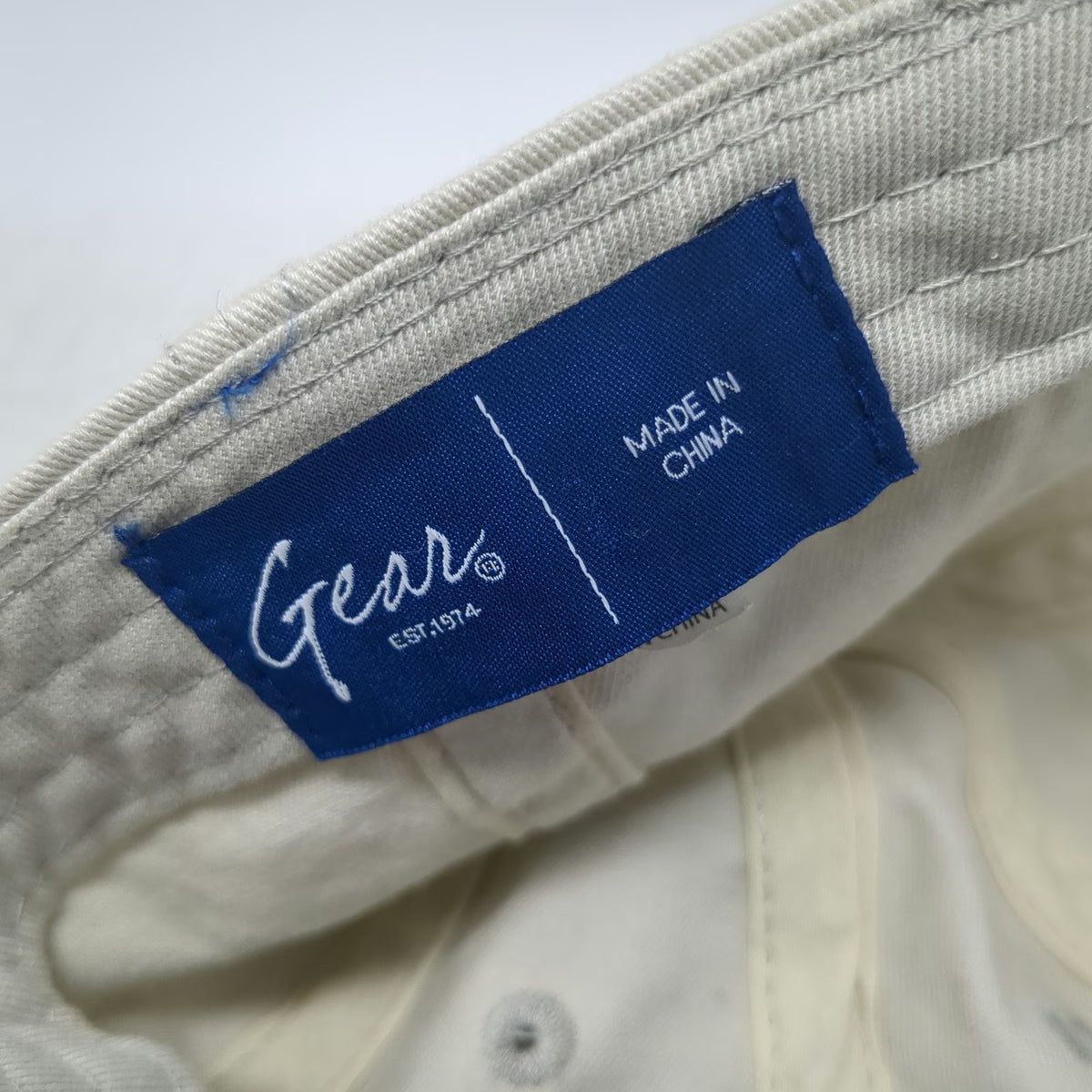 Gear For Sports Baseball Cap Beige Blue One Size Denali Alaska Bear Patch Hat