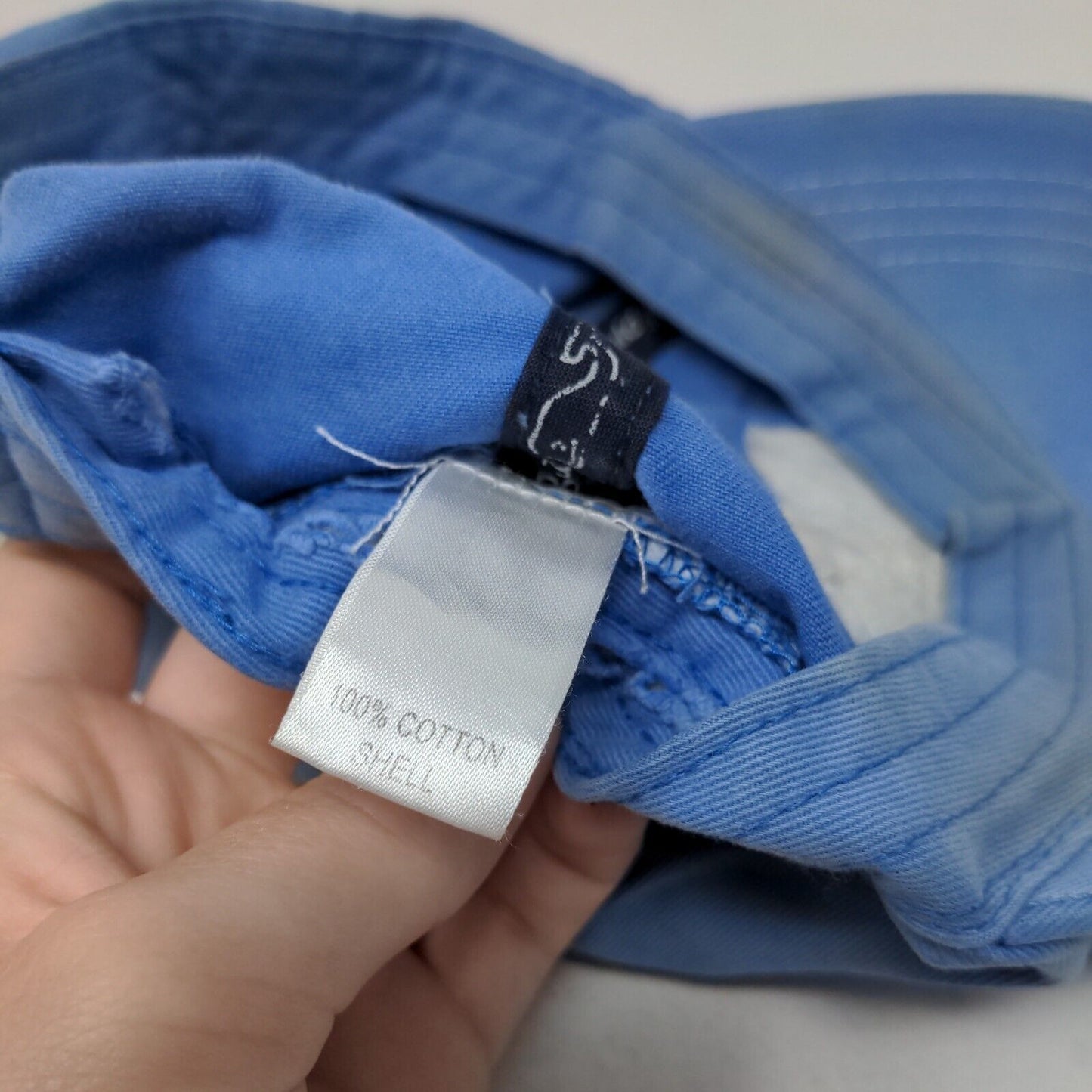 Vineyard Vines Strapback Hat Blue One Size Adjustable Embroidered 6 Panel