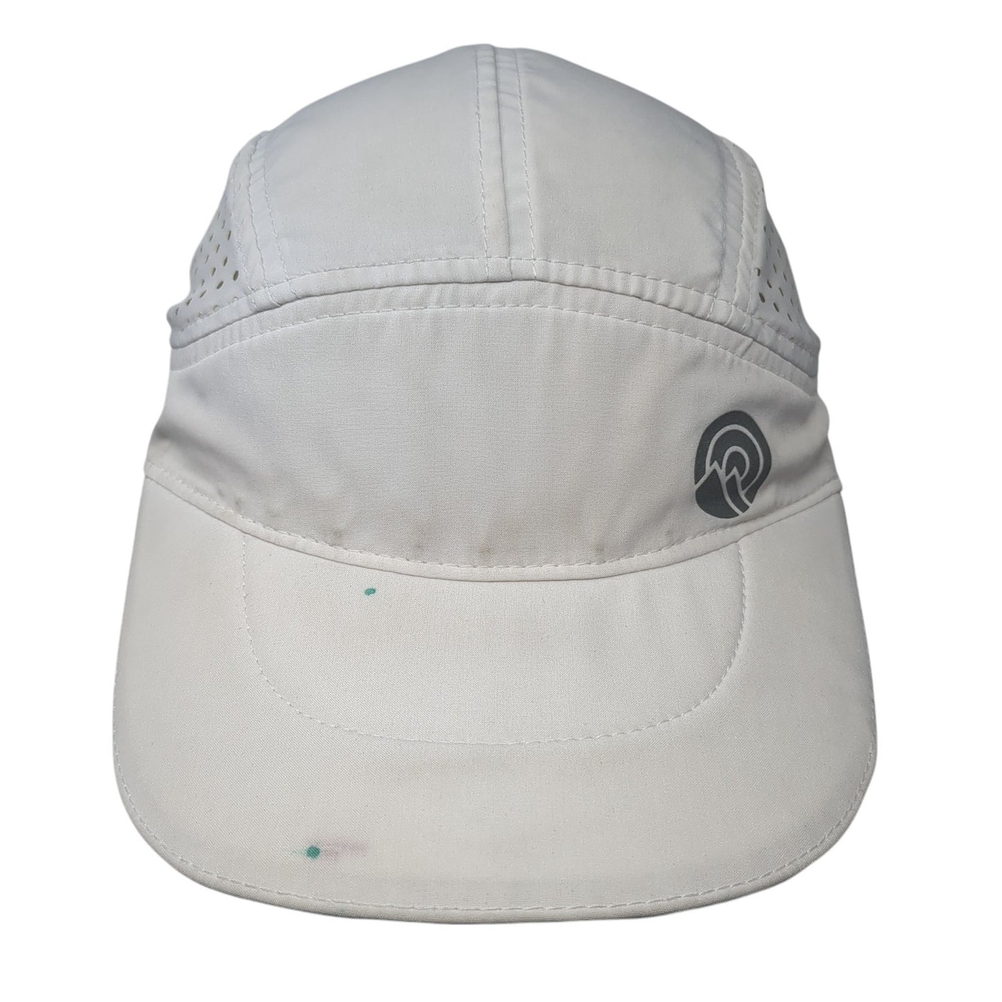 Outdoor Essentials Strapback 5 Panel Hat White One Size Solid Laser Cut