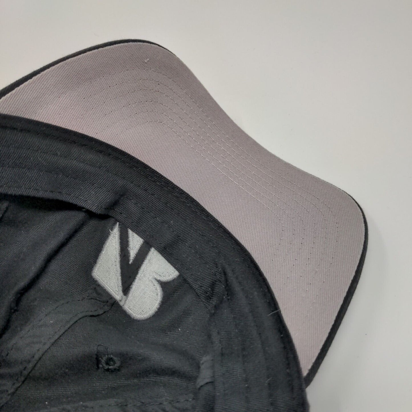 Bridgestone Golf Slideback Hat Black OSFA Adjustable Embroidered Cotton
