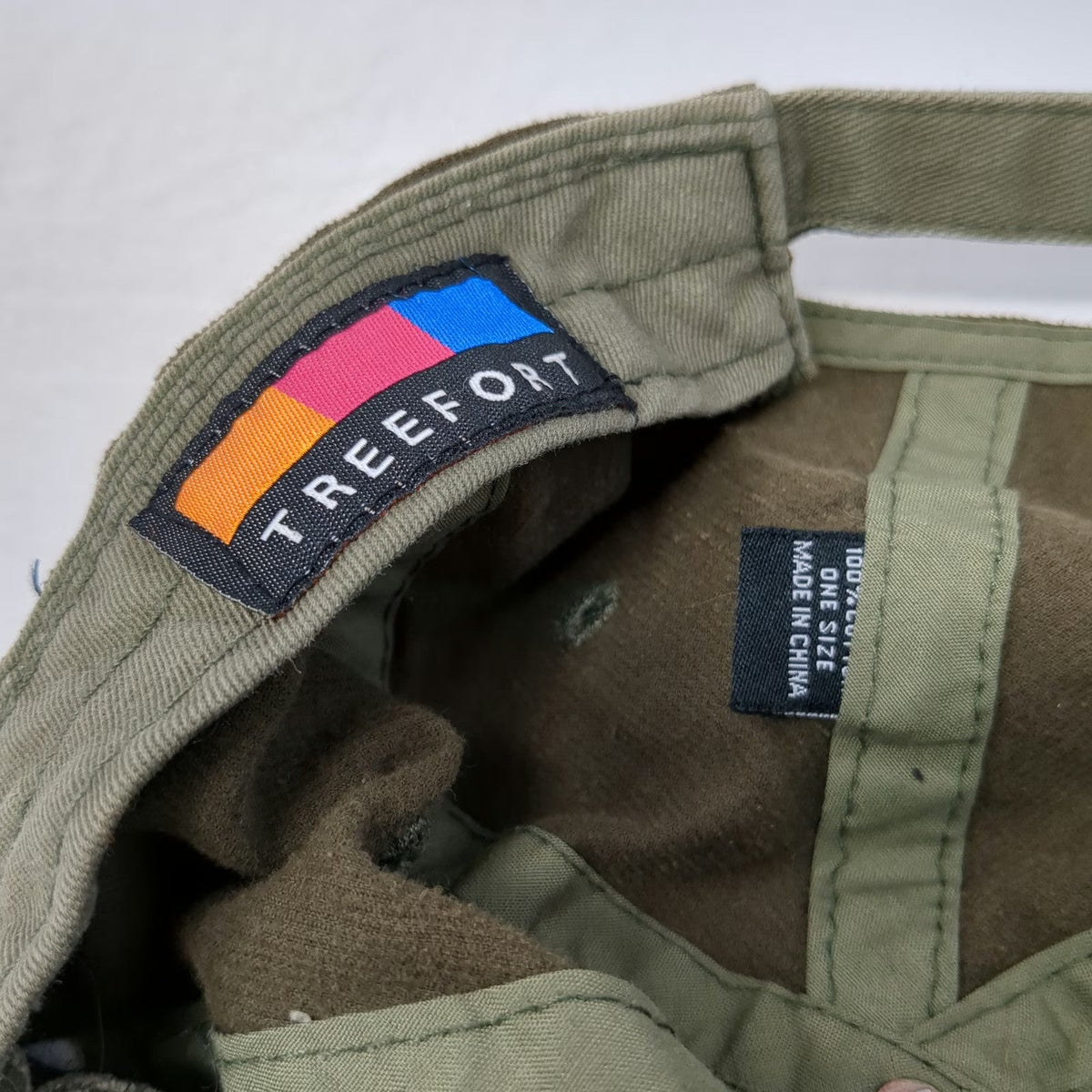 Treefort Baseball Cap Brown OSFM Corduroy Rope TMF Patch Hat Slideback Cotton
