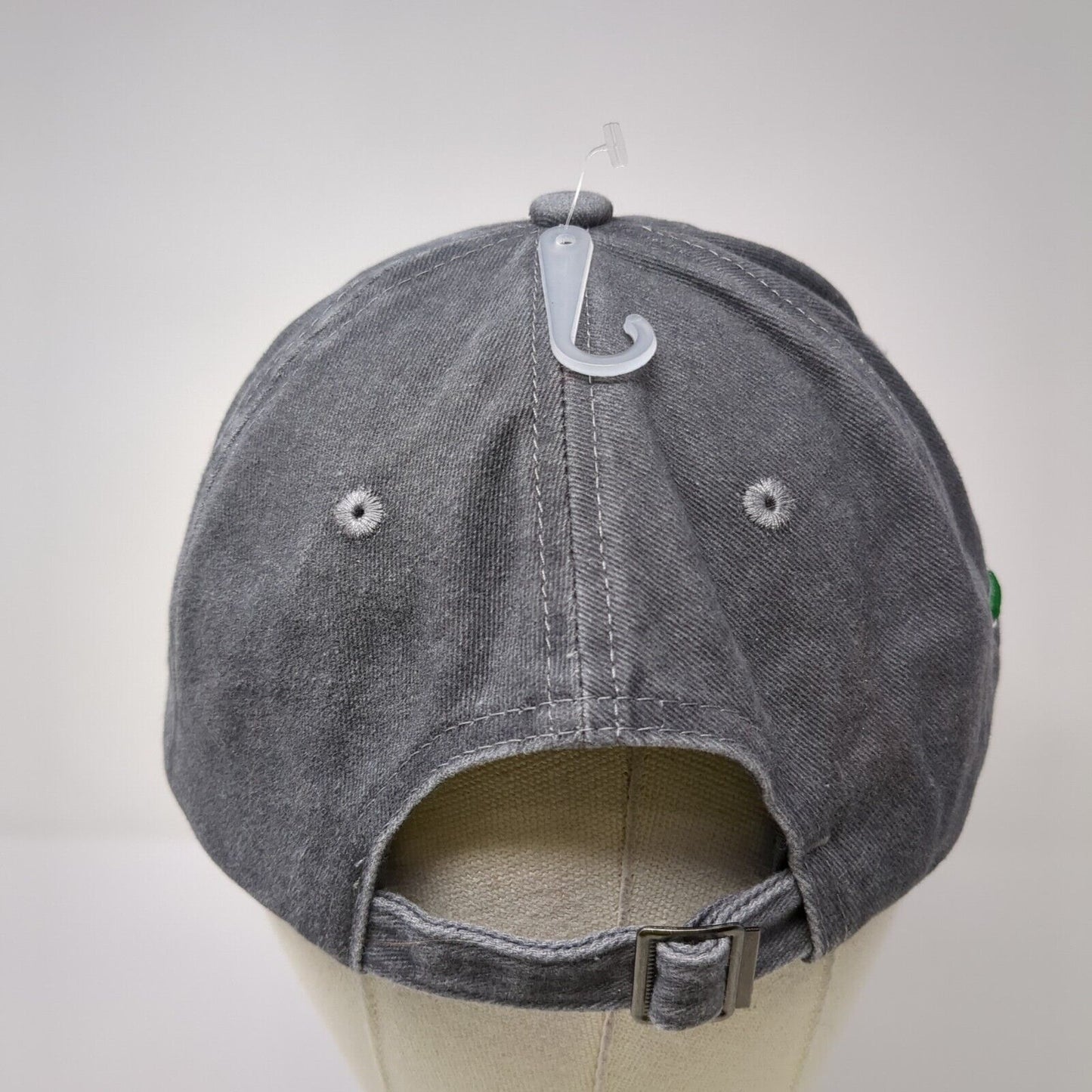 Siena Italia Slideback Hat Gray OS Adjustable Embroidered Patriotic Capello