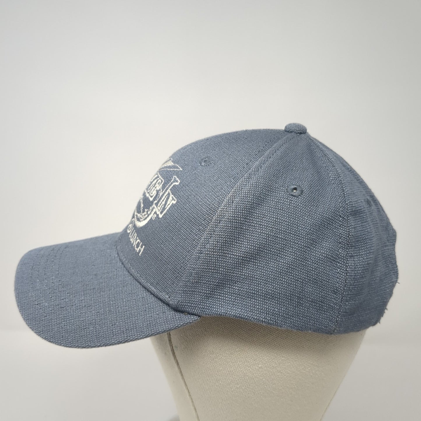 Squeeze In Breakfast & Lunch Snapback Hat Gray One Size Adjustable