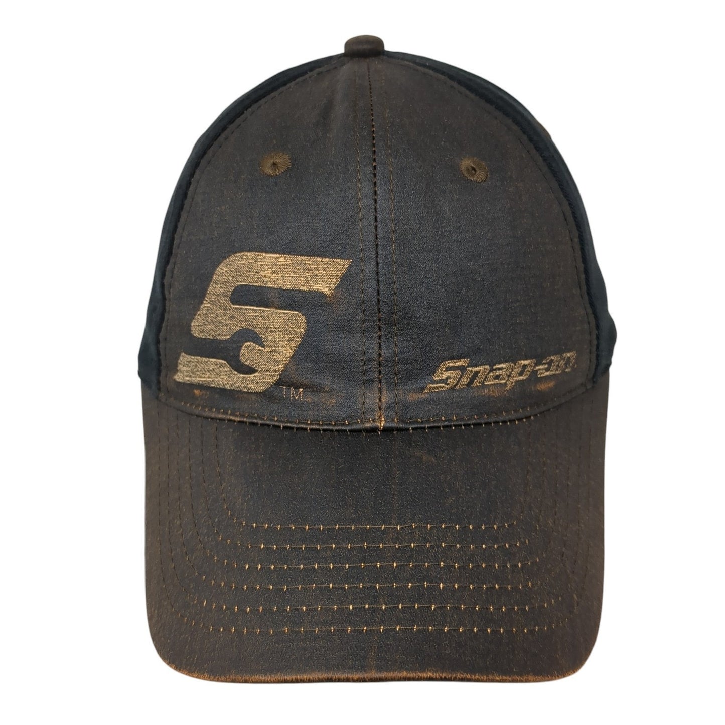 Snap-on Logo Strapback Hat Brown One Size Adjustable Solid K-Products