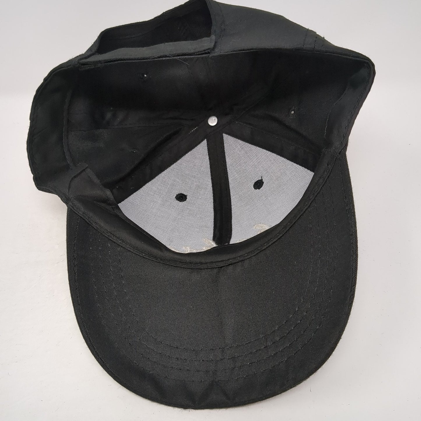 Babe Strapback Hat Black One Size Adjustable Embroidered Solid 6 Panel