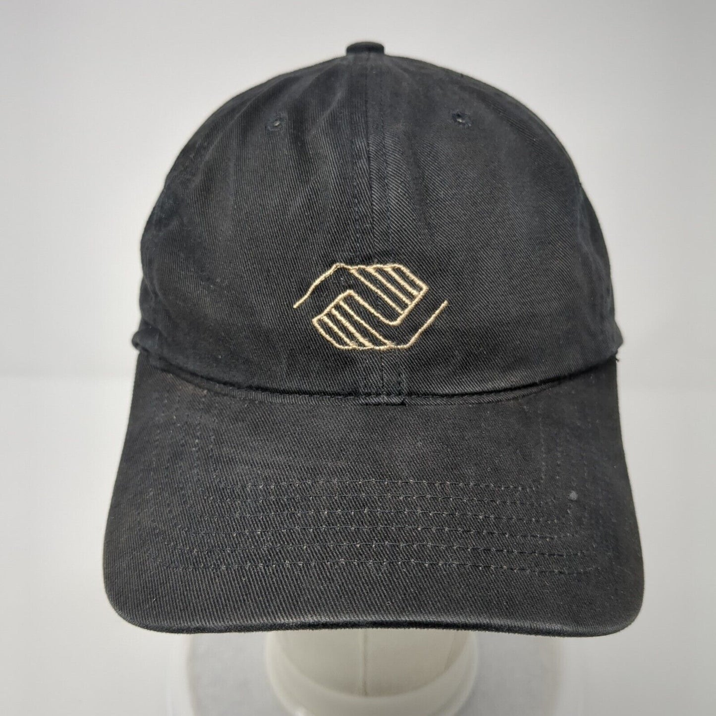 Richardson Slideback Hat Black One Size Embroidered Logo Adjustable