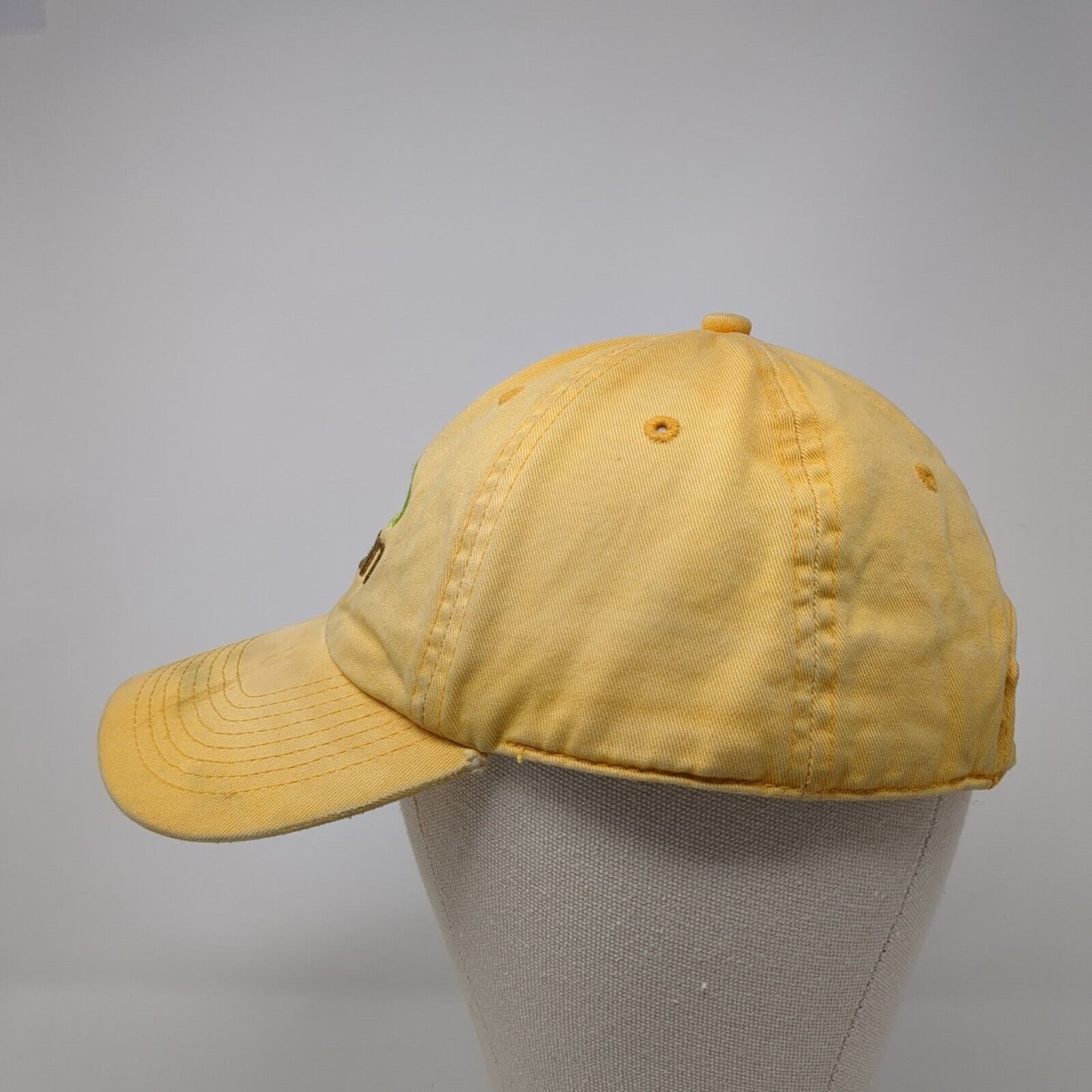 Nelson Slideback Hat Yellow One Size Adjustable Embroidered 6 Panel