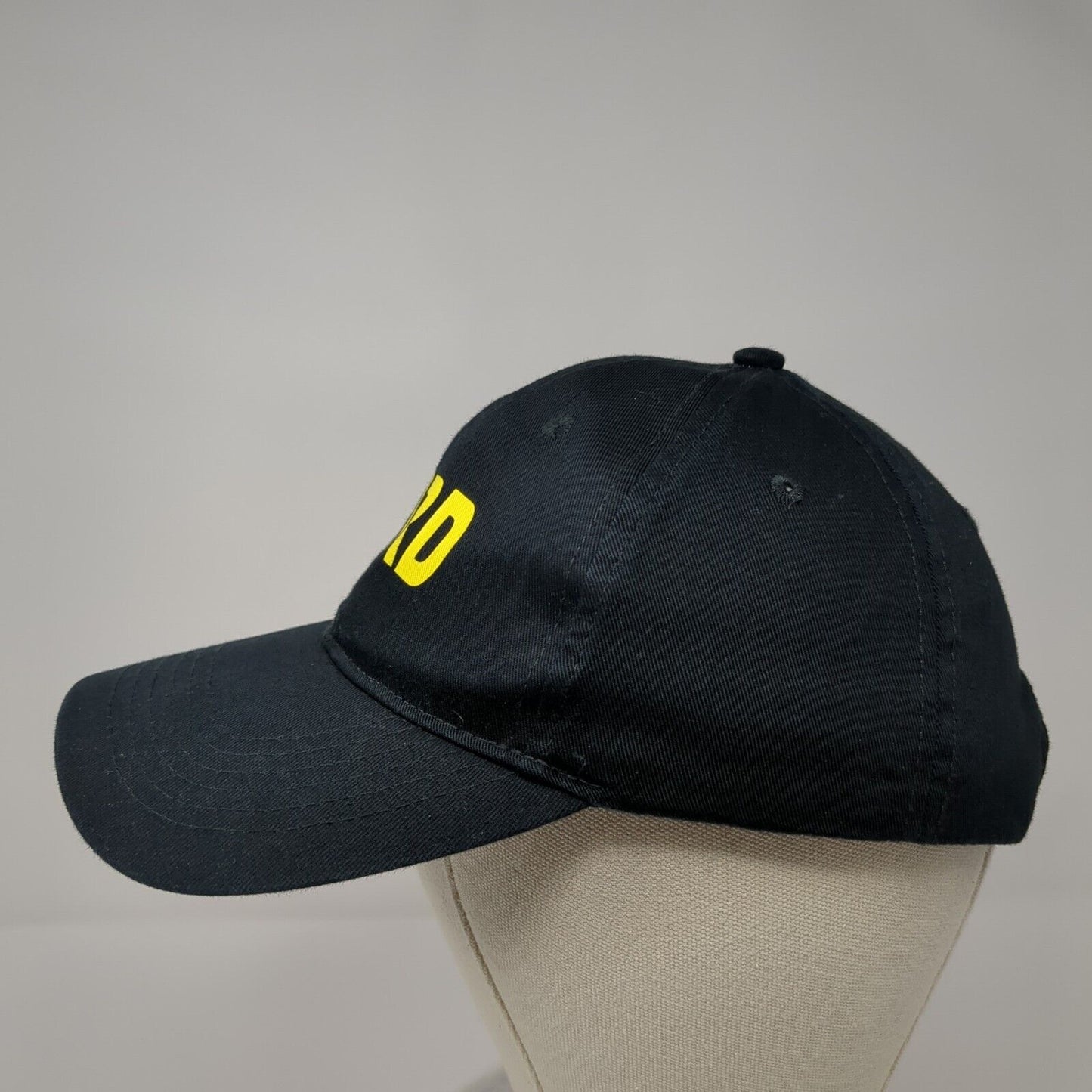 PCRD Strapback Hat Black Youth One Size Adjustable Port & Company