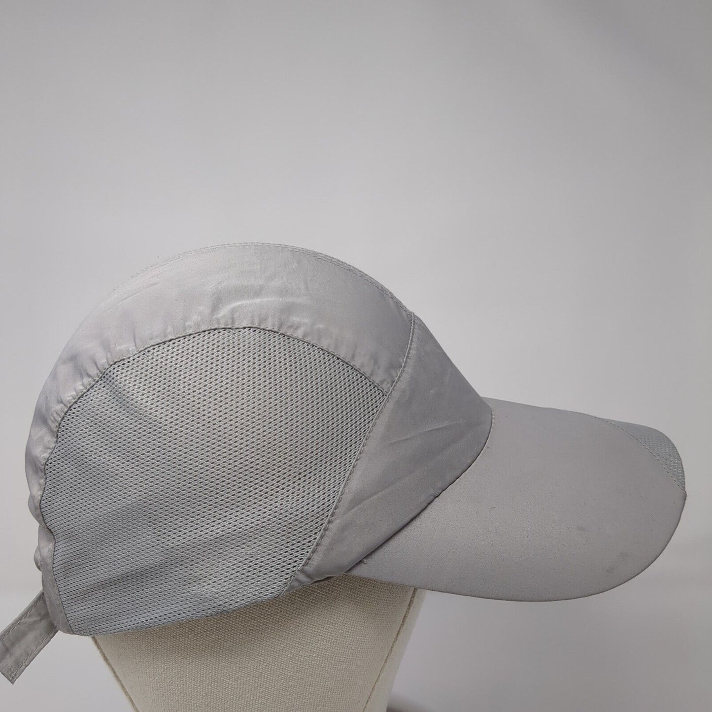 Sports Slideback 5 Panel Hat Gray One Size Adjustable Solid Outdoor
