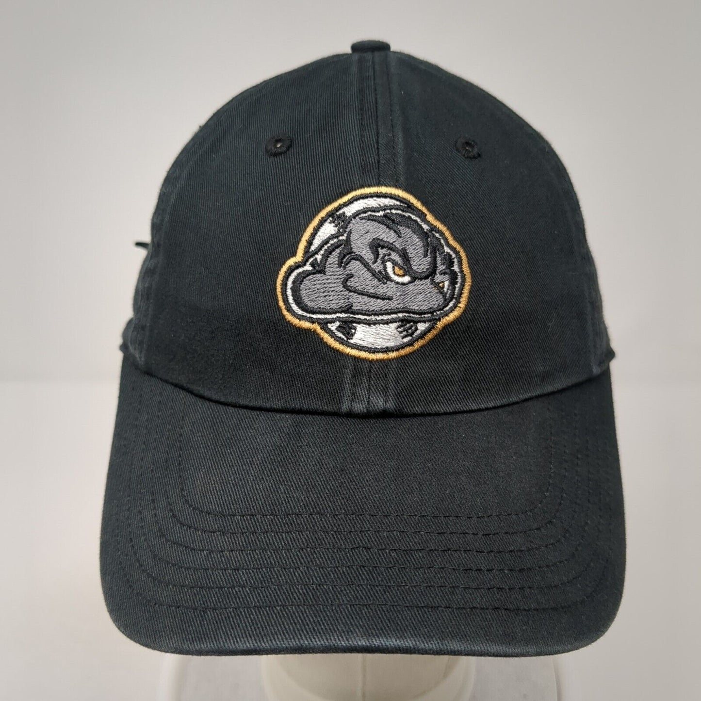 Richardson Slideback Baseball Cap Black Large Adjustable Embroidered 6 Panel