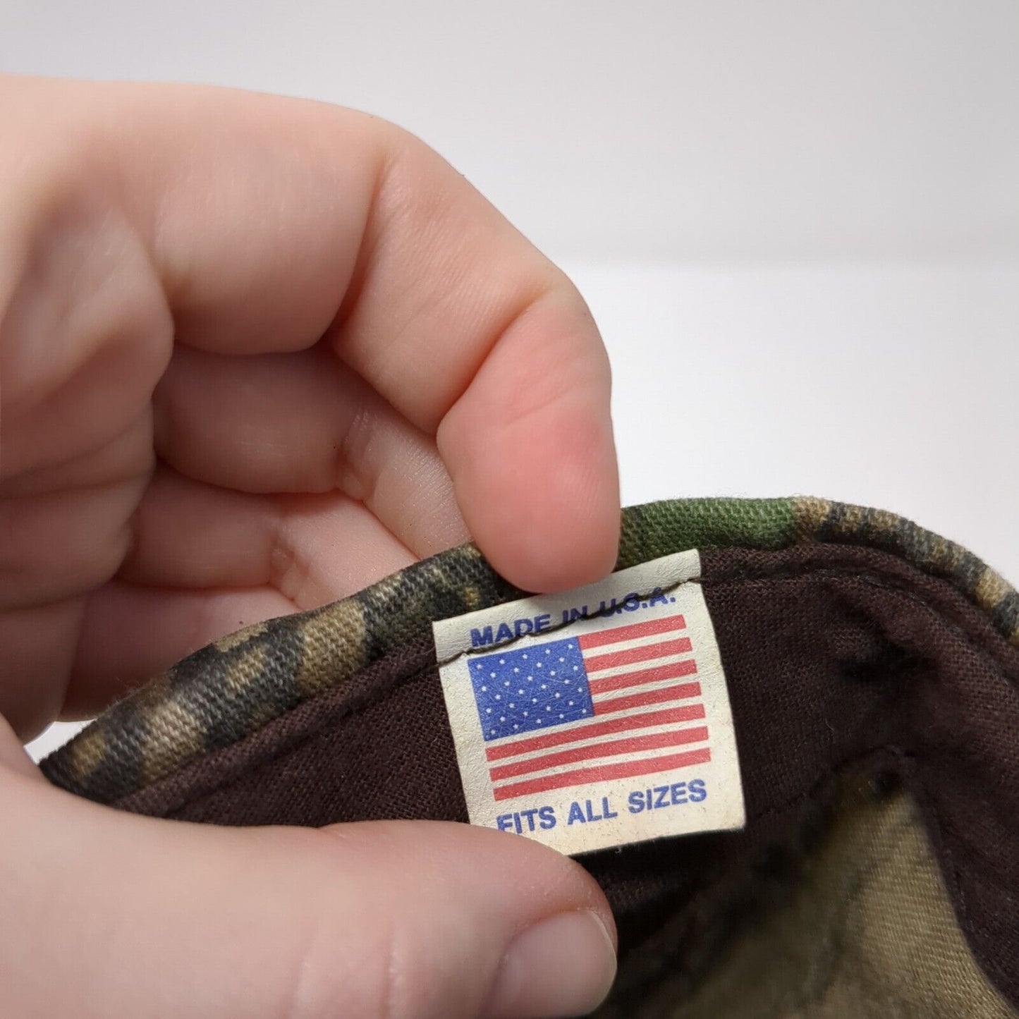 Unbranded Snapback Hat Camo One Size Adjustable Vent Holes Hunting