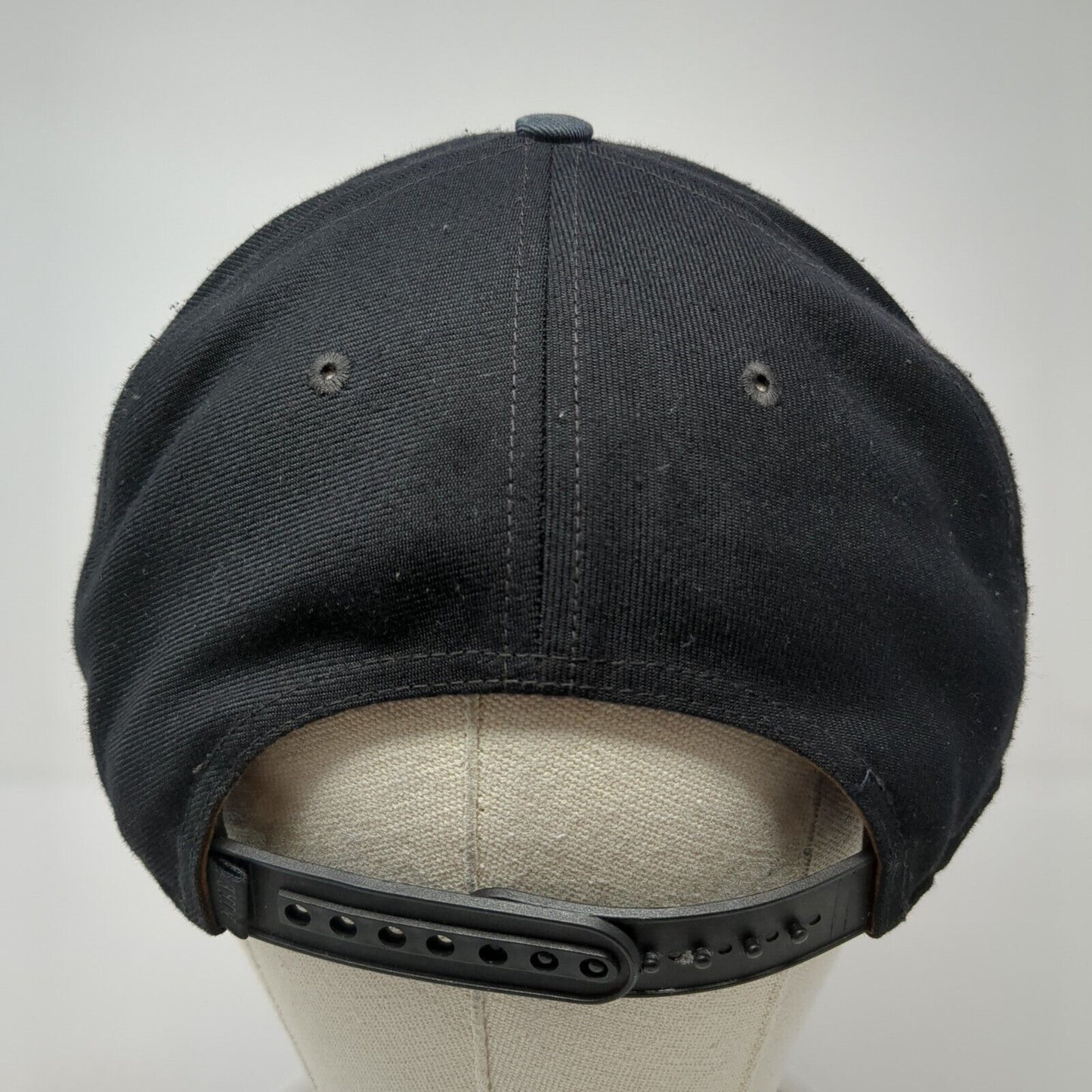 Nike Just Do It Snapback Hat Black One Size Adjustable Embroidered 6 Panel