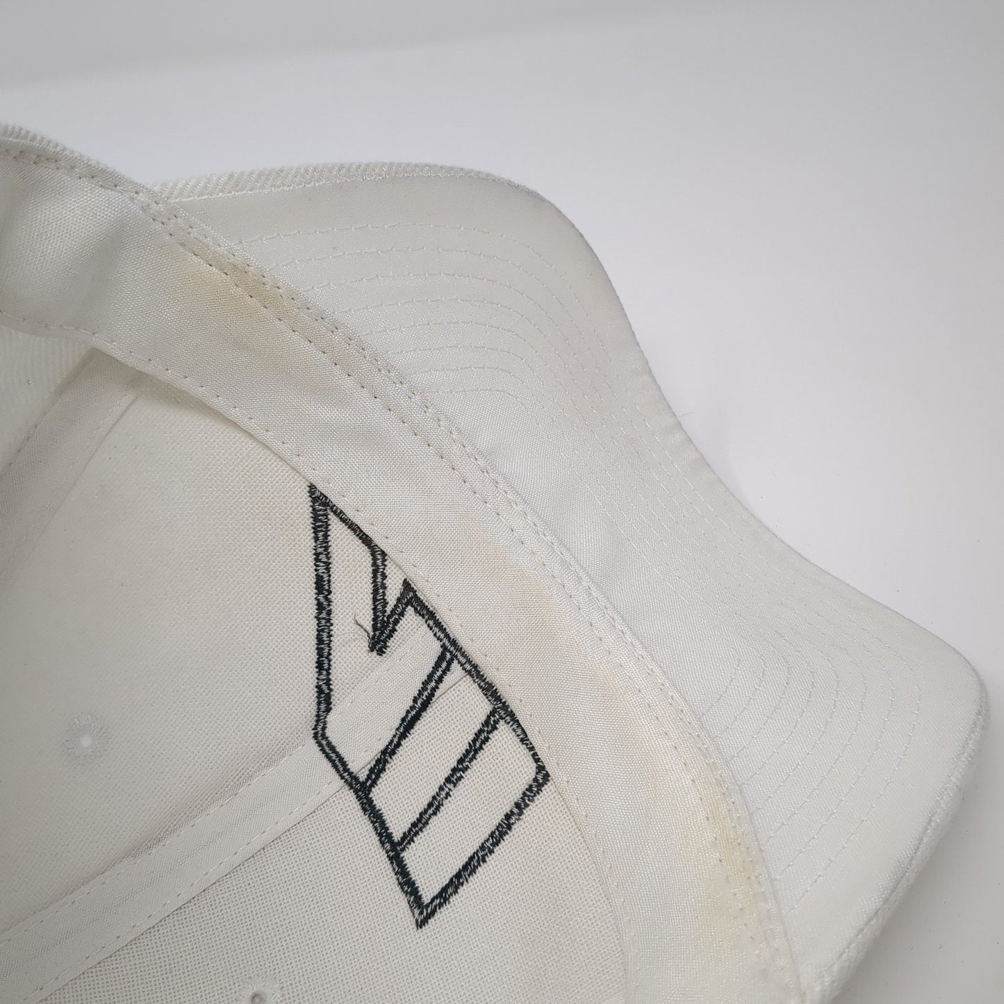Sluggers Only Strapback Baseball Cap White One Size Adjustable Embroidered