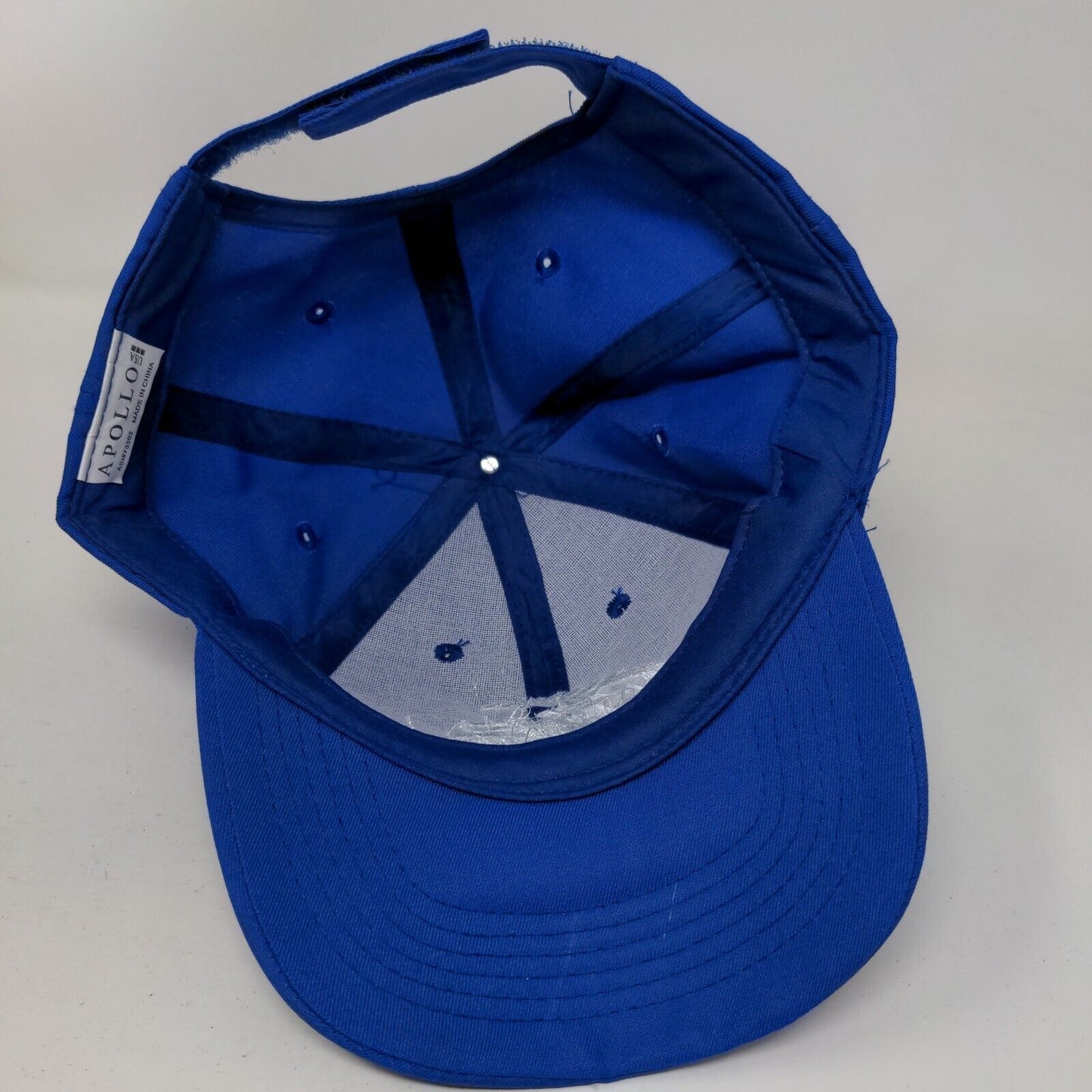 Bud Light Official Beer Sponsor Strapback Hat Blue One Size Embroidered Apollo