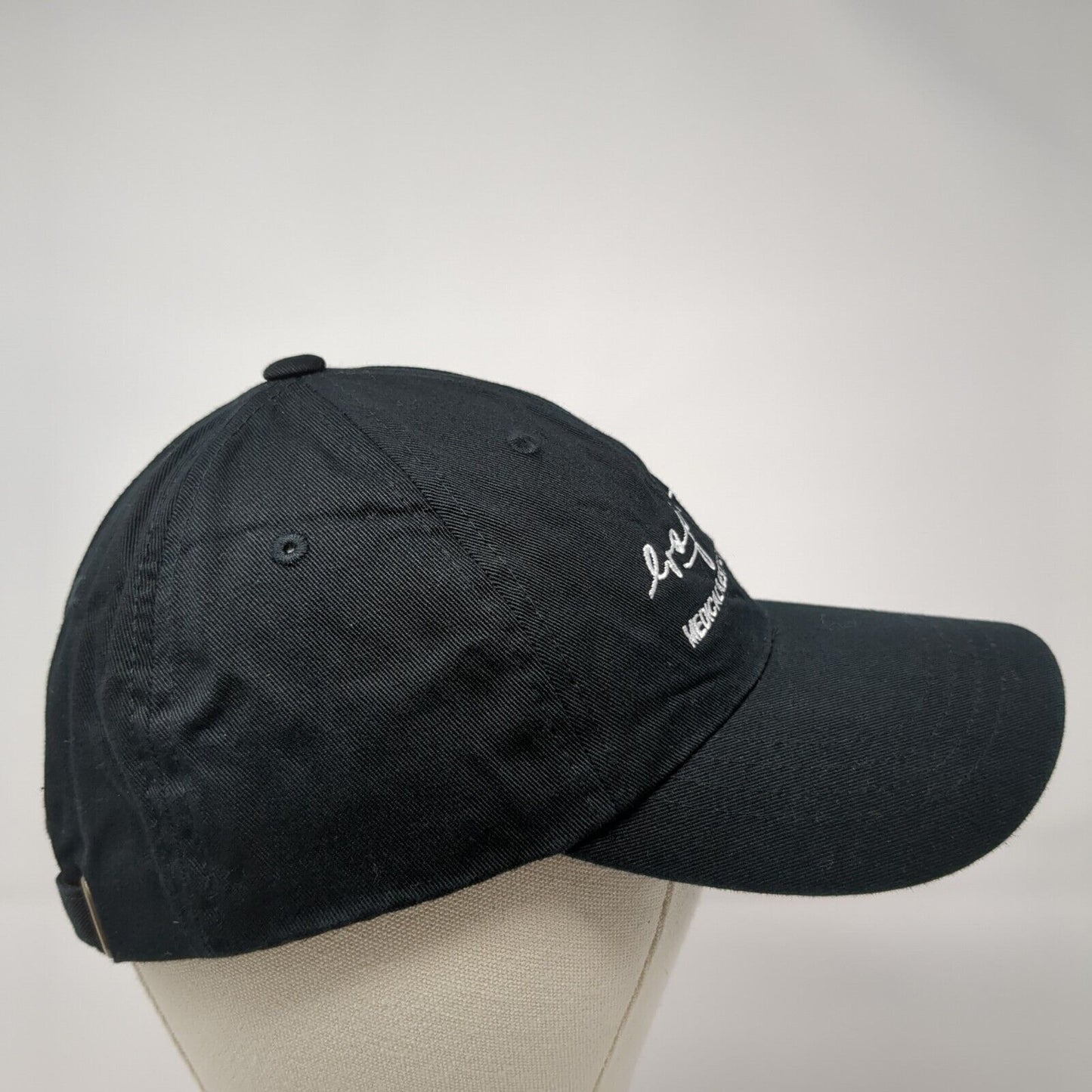 Evoqé Medical Aesthetics Slideback Hat Black One Size 6 Panel Yupoong