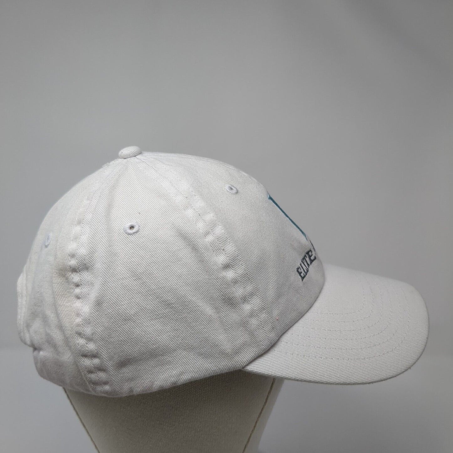 Elite Aesthetics Slideback Hat White One Size Adjustable Embroidered