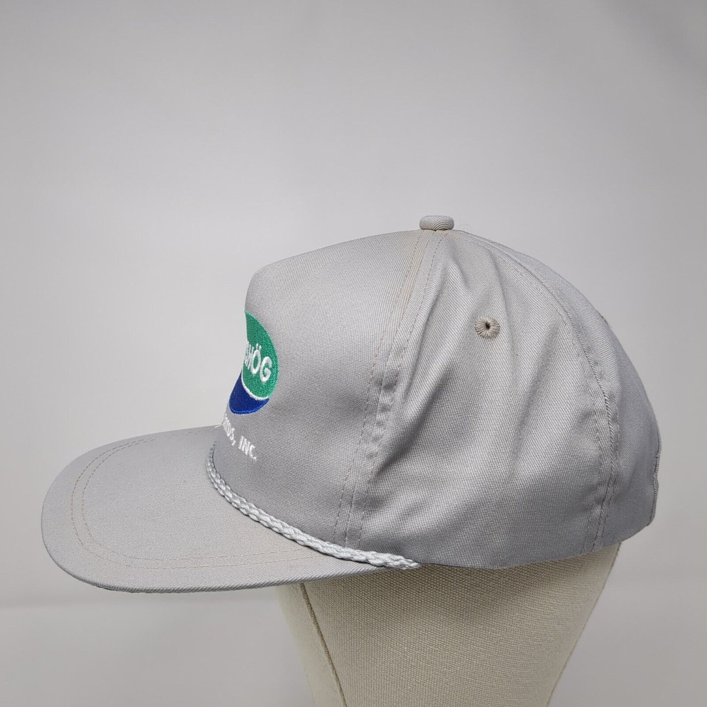 Hilleshog Novartis Seed Inc. Slideback Rope Hat Gray OSFA K-Products